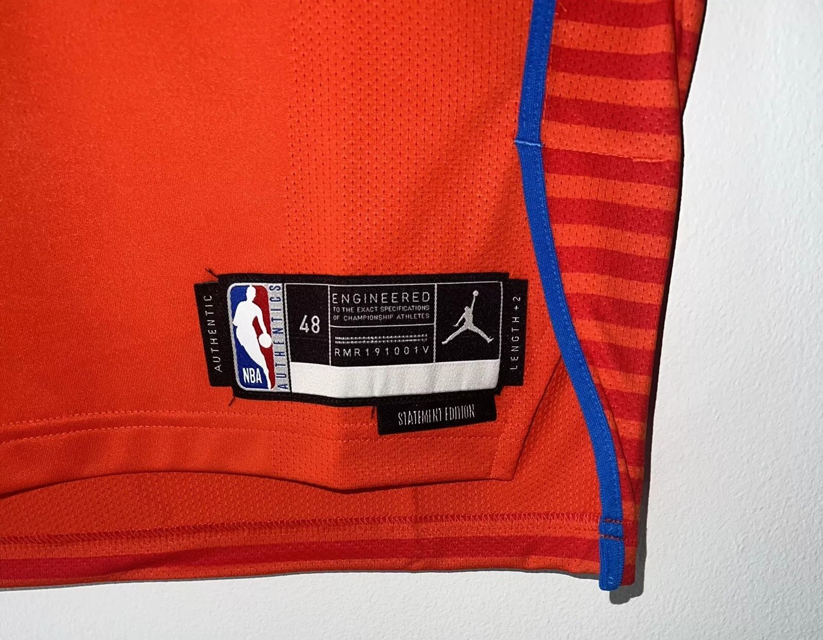NBA × Nike Chet Holmgren Oklahoma City Thunder Authentic Jersey Size US L / EU 52-54 / 3 - 4 Thumbnail