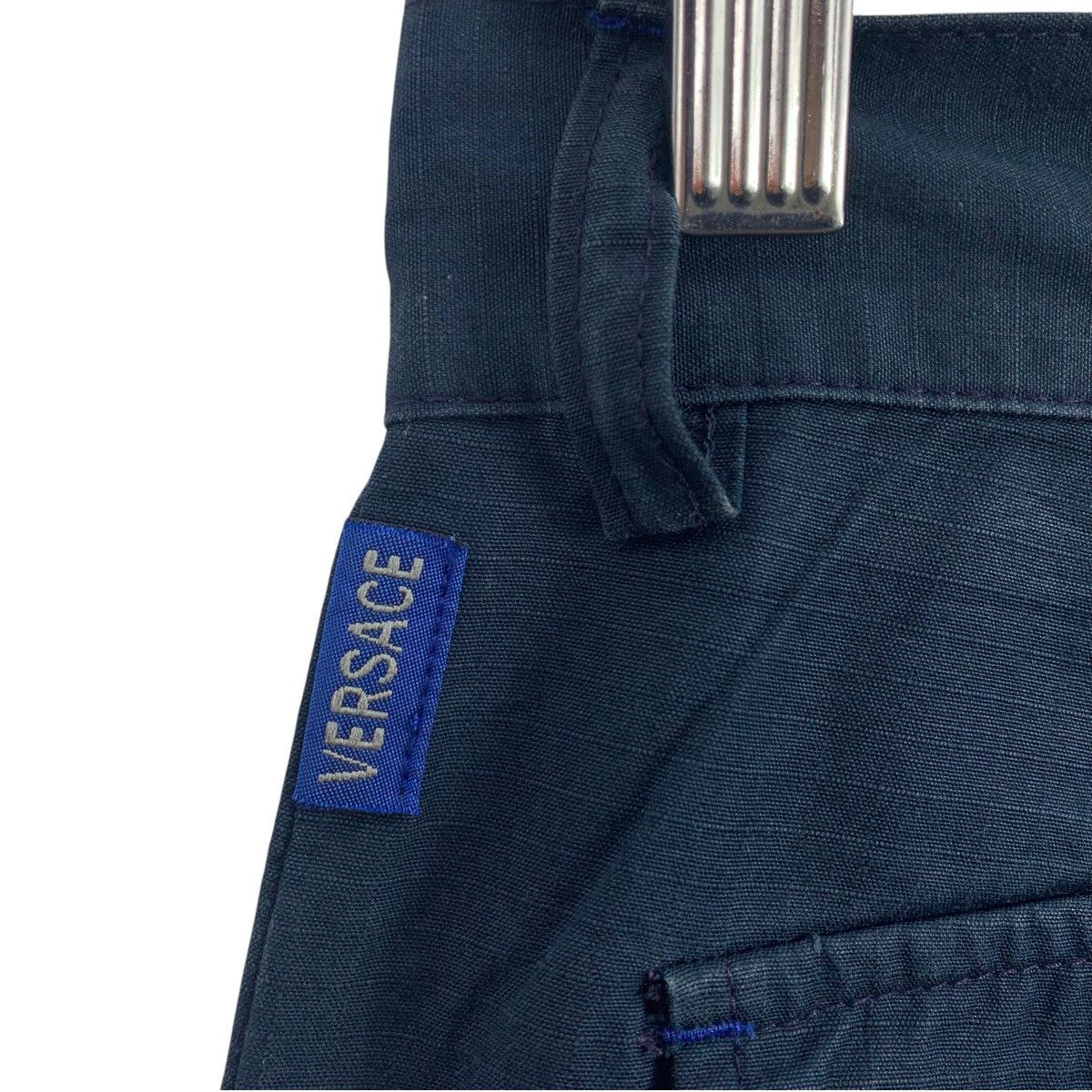 Versace VERSACE JEANS COUTURE ripstop single pocket cargo pants Size US 32 / EU 48 - 19 Thumbnail