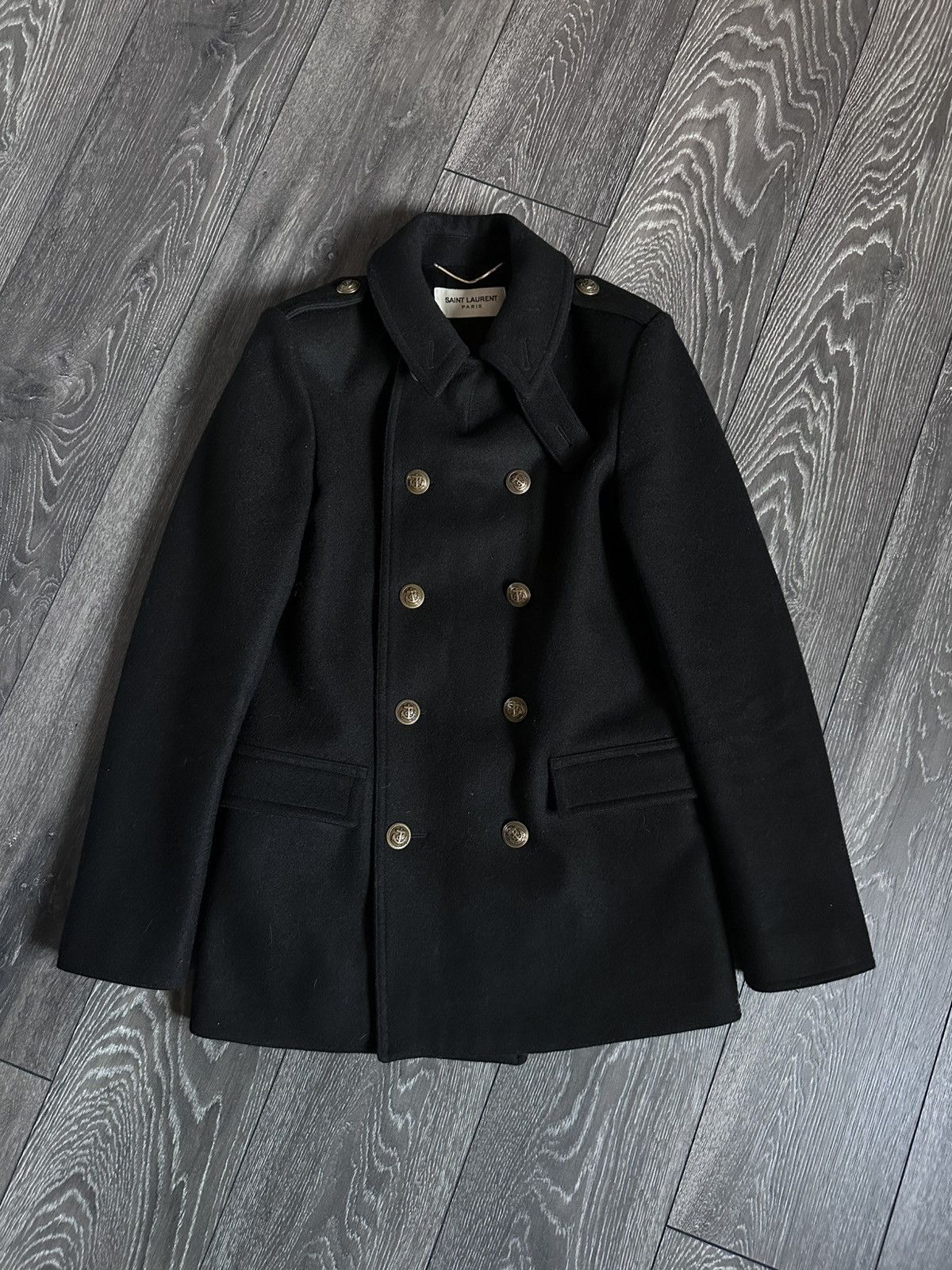 Saint Laurent Paris Vintage Saint Laurent AW23 Wool Maxi Coat