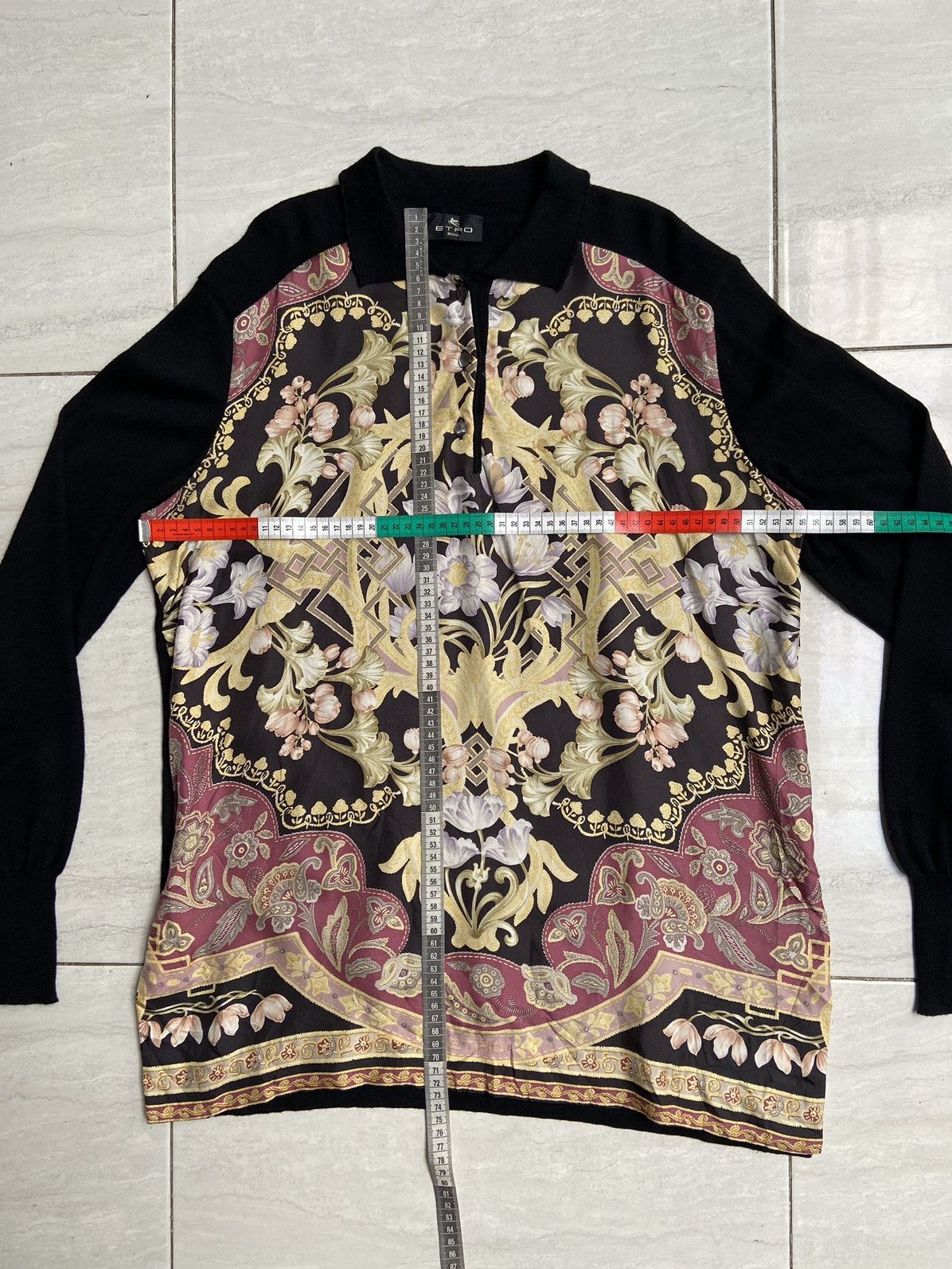 Etro ETRO MILANO Motive Long T-shirt Size US M / EU 48-50 / 2 - 7 Thumbnail