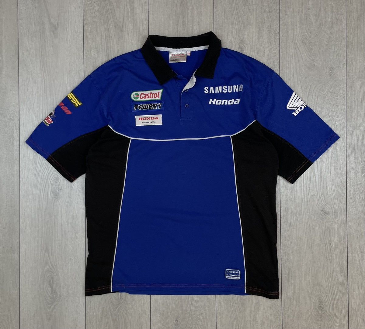 Honda Honda Racing Vintage Men’s Polo Shirt Size XL Blue Size US XL / EU 56 / 4 - 1 Thumbnail