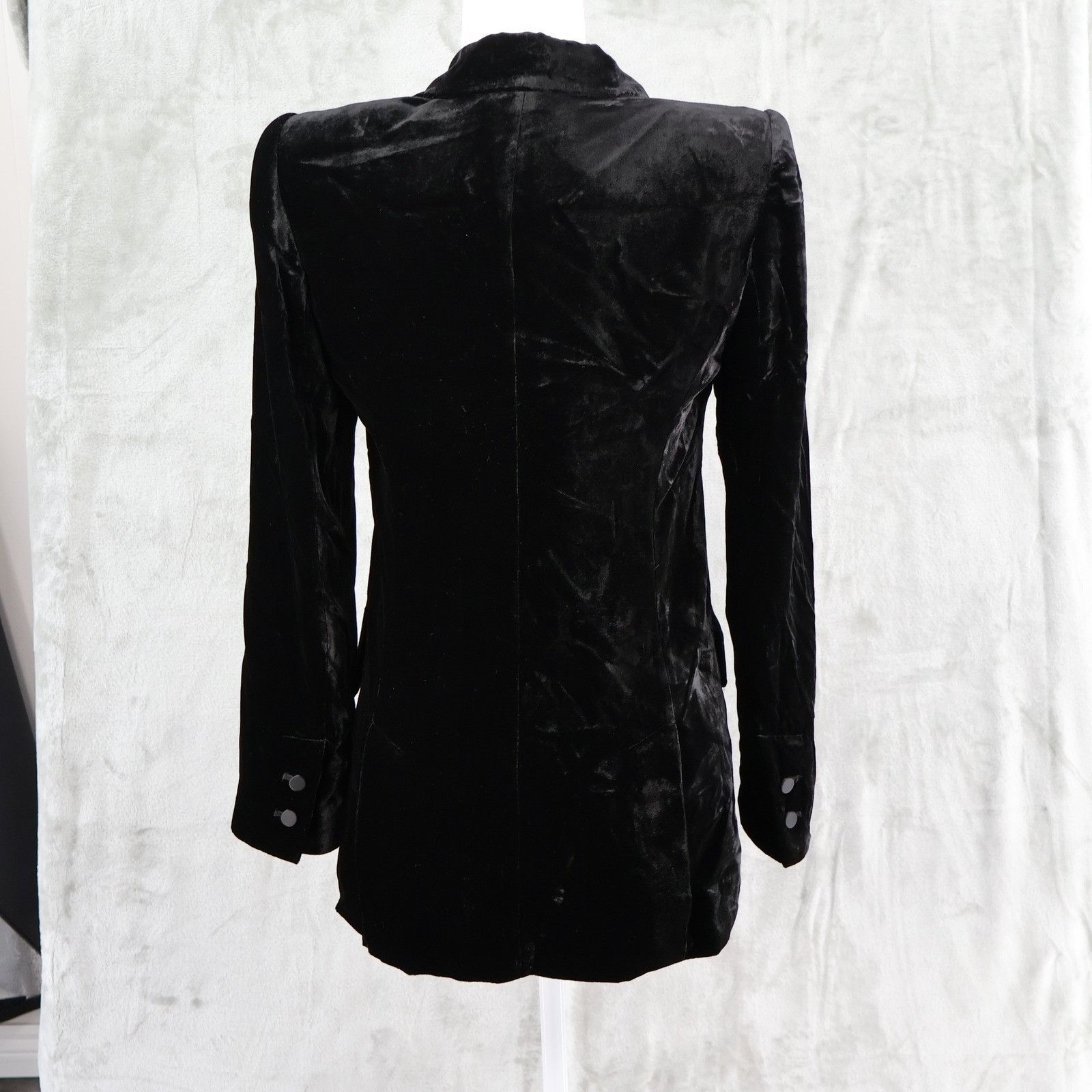 L'AGENCE L'AGENCE Sheila Velvet Tux Blazer Women 2 Silk Blend Holiday Size XS / US 0-2 / IT 36-38 - 8 Thumbnail