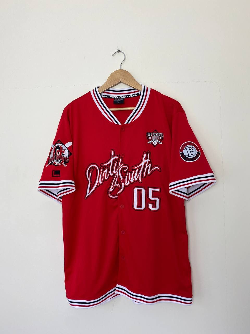 Fubu × Vintage Vintage FUBU Dirty South Jersey Men XL Black