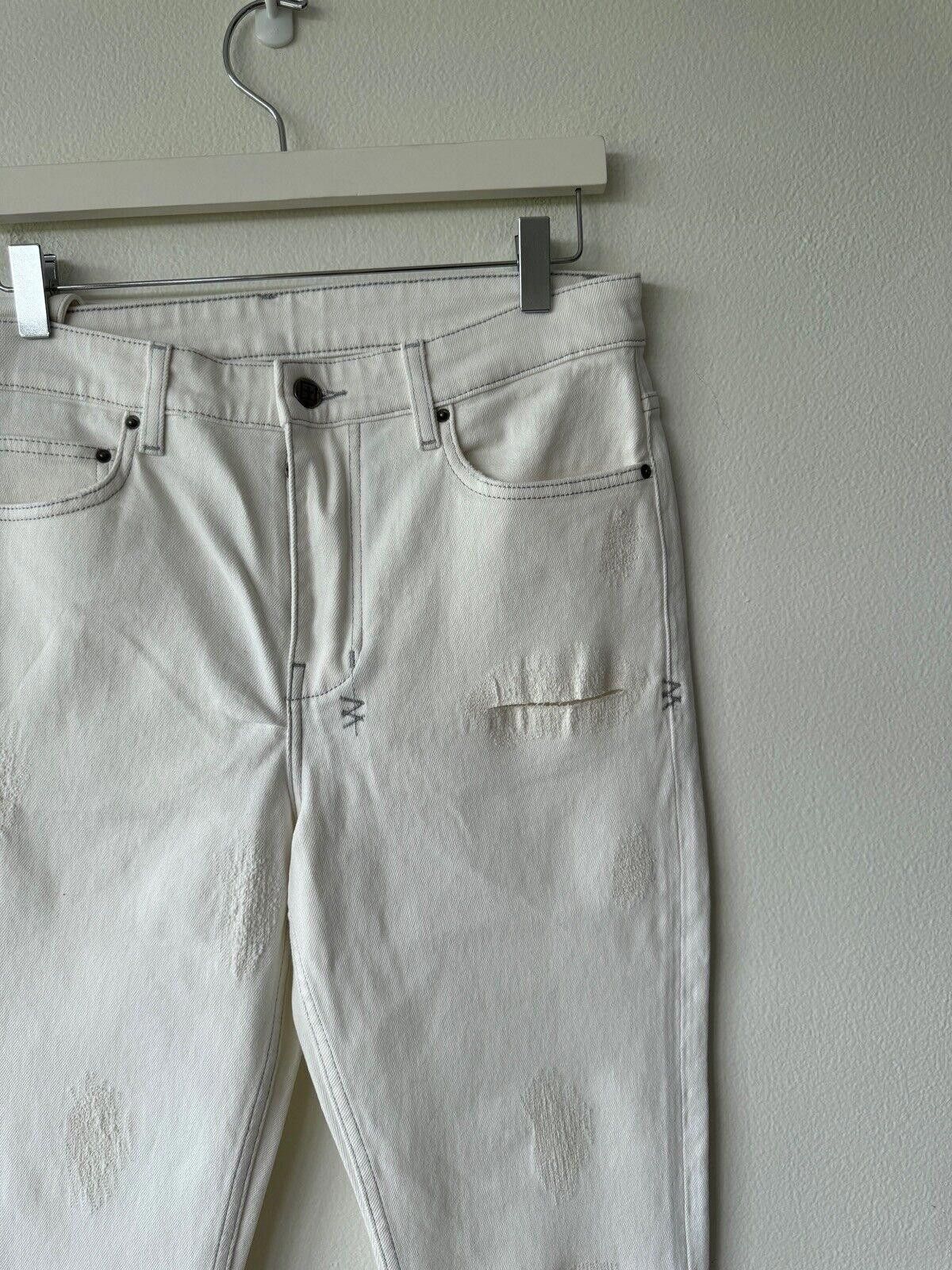 Ksubi new Ksubi mens denim jean chitch 32 stitches white ivory Size US 32 / EU 48 - 4 Thumbnail