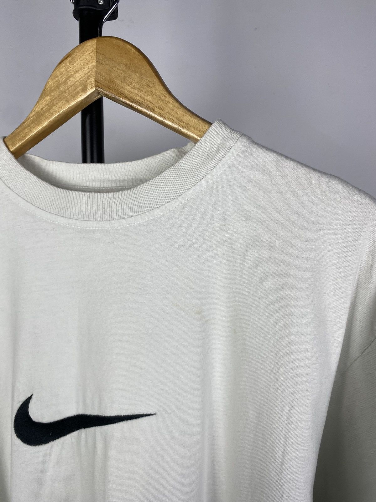 Nike × Vintage 90s Nike Swoosh Vintage Y2K Retro Tn Tee T-Shirt Size US L / EU 52-54 / 3 - 5 Thumbnail