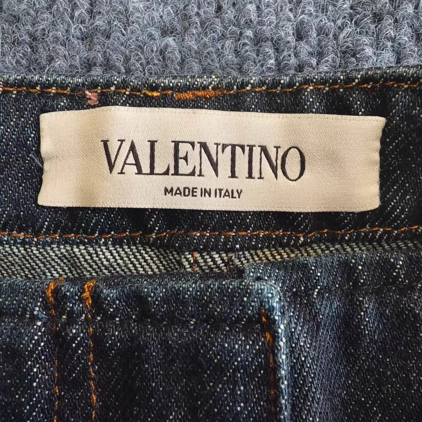 Valentino Valentino Cutout Denim Shorts 24 99 Size 42" / US 20 - 3 Thumbnail