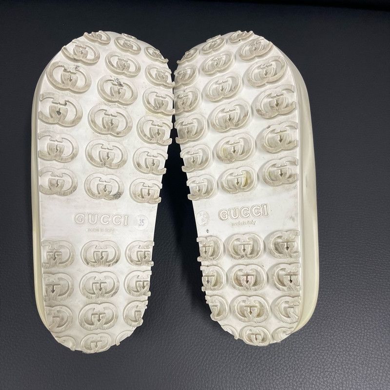 Gucci Gucci Interlocking Rubber Platform Slide Sandals -2508 Size US 5 / IT 35 - 7 Thumbnail