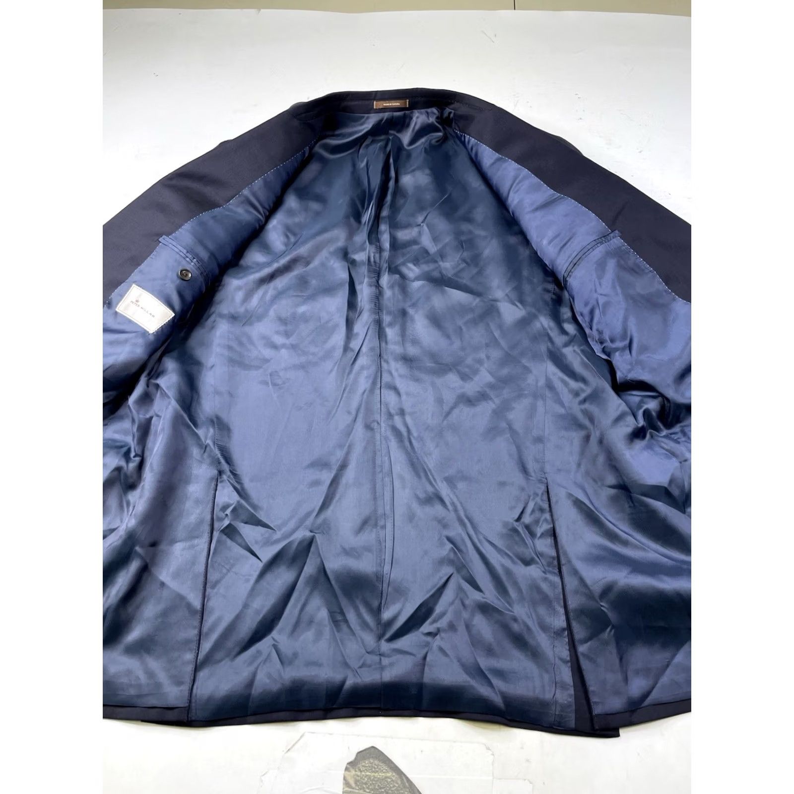 Peter Millar Peter Millar Sport Coat Blazer Blue Wool Jacket Mens 44T Canada Size 44R - 2 Thumbnail