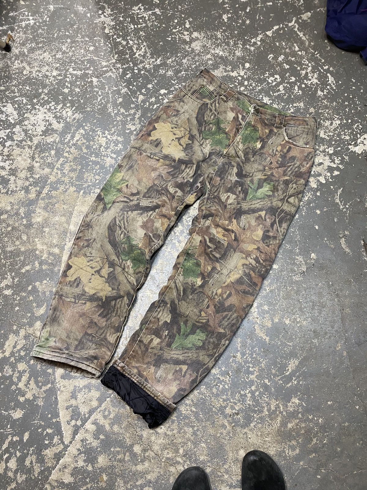 Realtree × Vintage Vintage Cabbelas Insulated Denim Camo Baggy Pants Camo Size US 36 / EU 52 - 5 Thumbnail