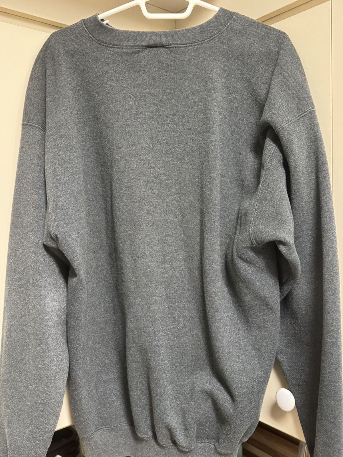 Nike × Vintage Vintage Grey 1997 1998 Nike Sweatshirt 90s Large Swoosh VTG Size US L / EU 52-54 / 3 - 9 Thumbnail