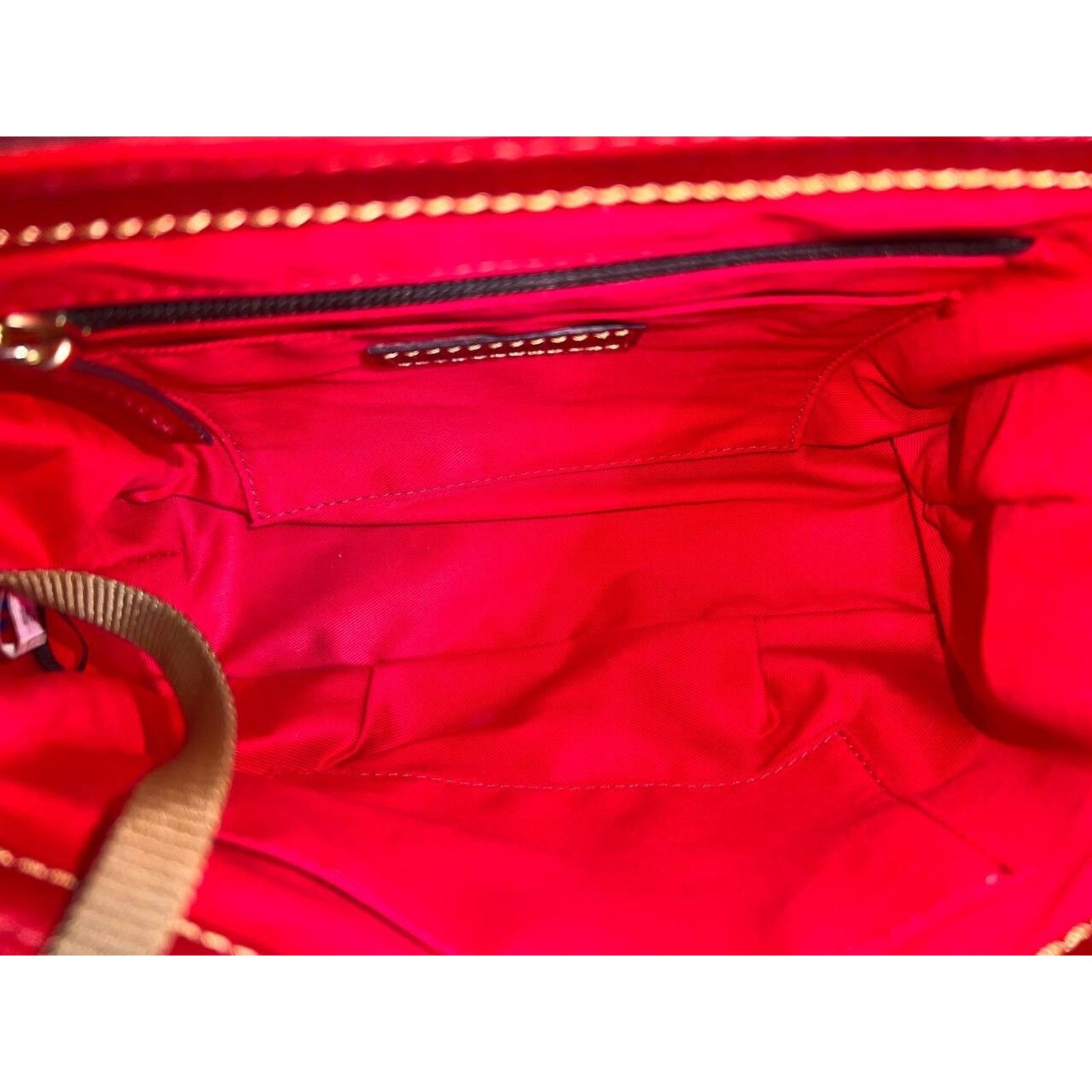 Dooney & Bourke Dooney & Bourke Florentine Leather Flap Crossbo Red A671930 Size ONE SIZE - 7 Thumbnail