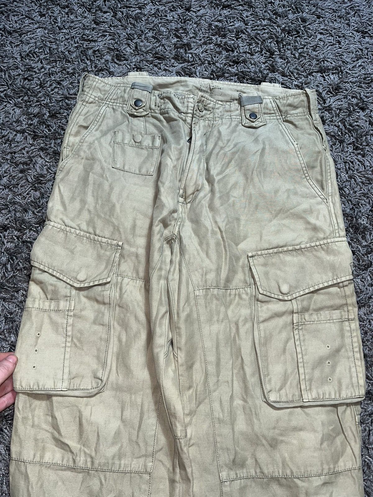 Diesel DIESEL CARGO MILITARY JPN Y2K STYLE PANTS Size US 34 / EU 50 - 4 Thumbnail