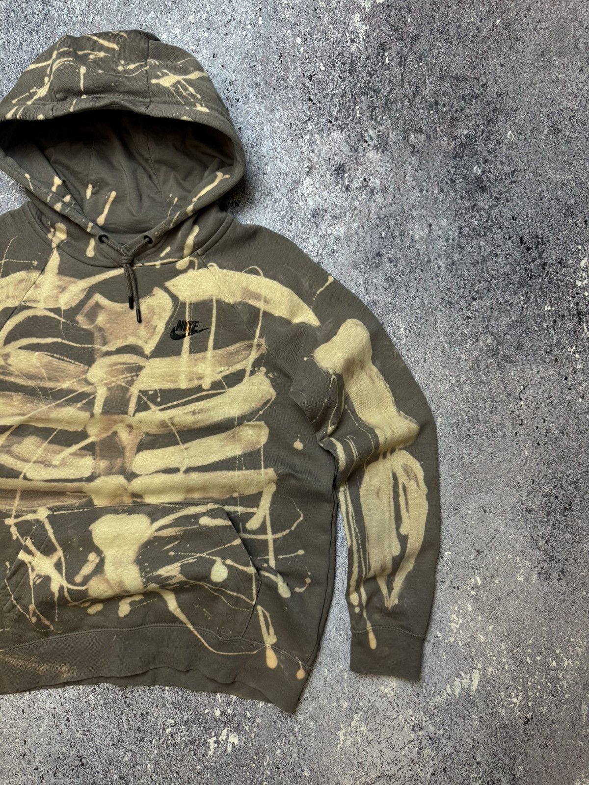 Nike CRAZY CUSTOM NIKE SKELETON TIE DYE HOODIE Size M / US 6-8 / IT 42-44 - 2 Thumbnail