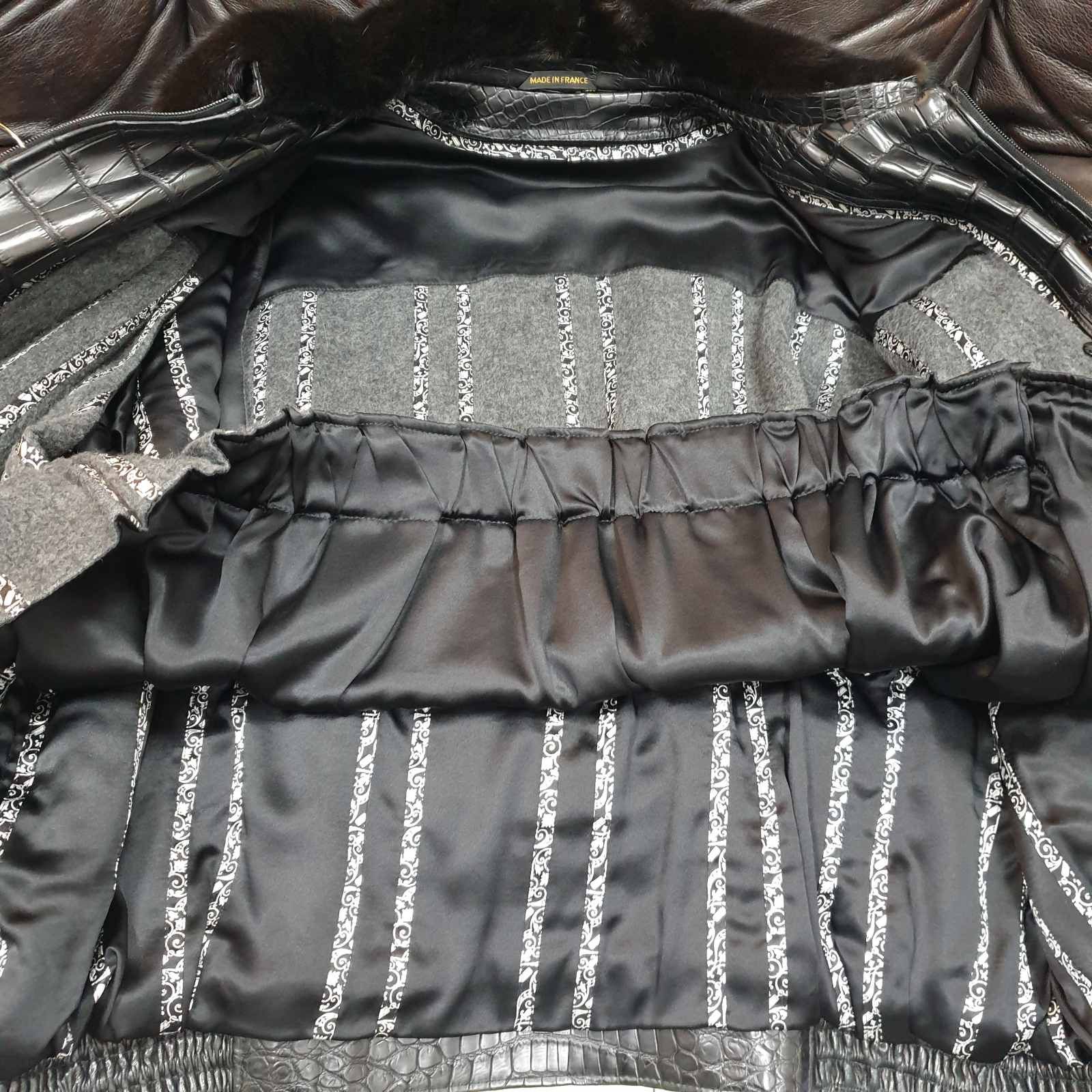 Zilli Zilli croco leather jscket Size US XXL / EU 58 / 5 - 14 Thumbnail