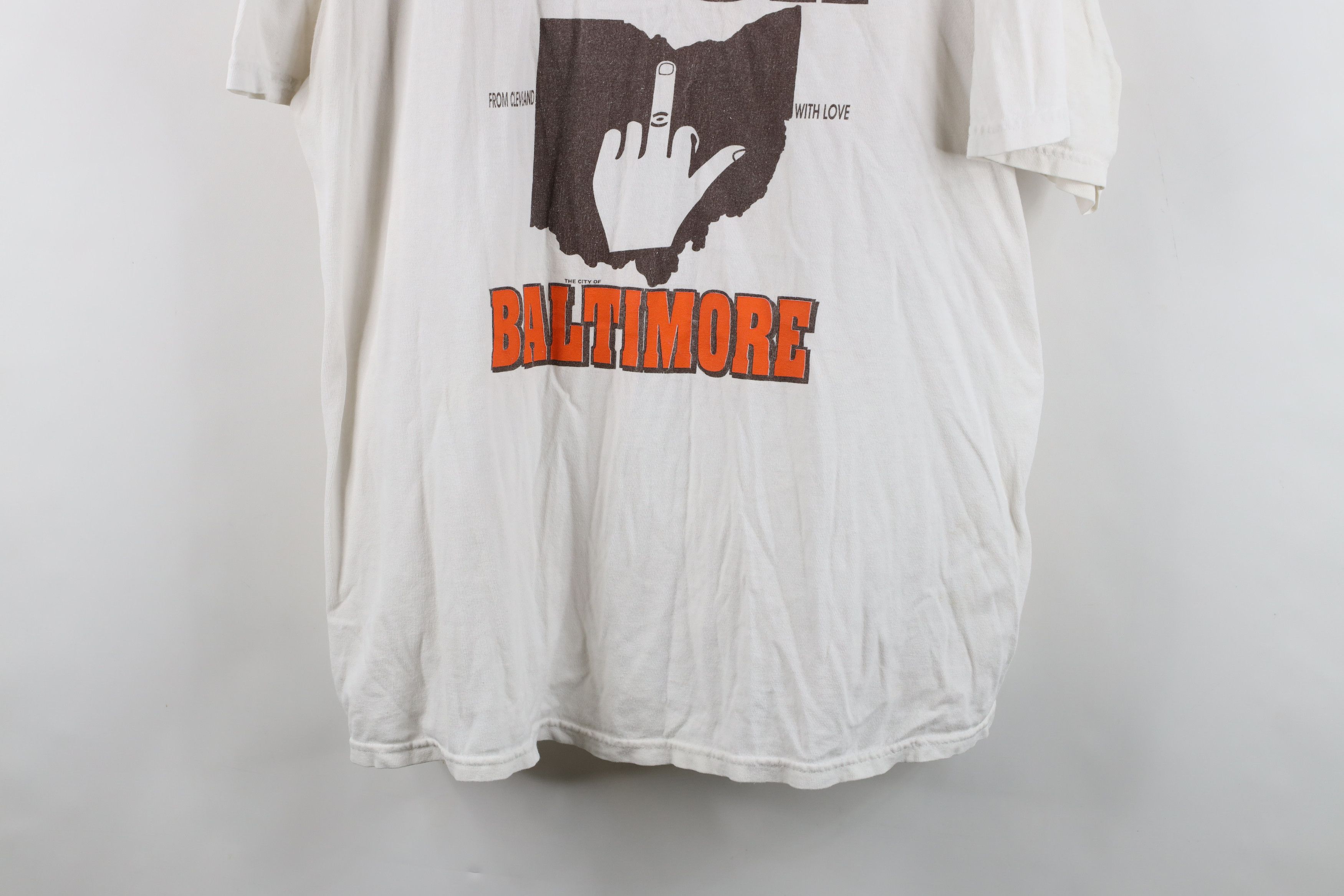 Vintage Vintage Y2K Cleveland Browns F*ck Baltimore Ravens T-Shirt Size US XXL / EU 58 / 5 - 3 Thumbnail