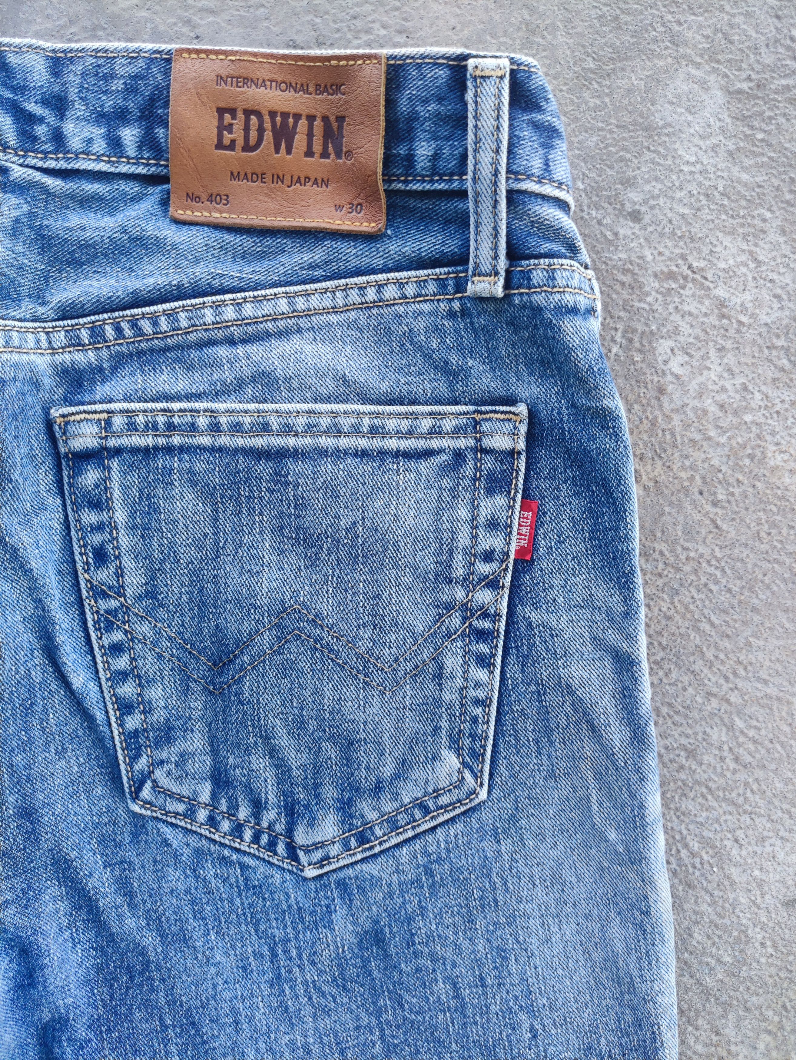 Edwin × Jean × Vintage Vintage Edwin Japan Distressed faded Denim Pants Jeans W30 Size US 30 / EU 46 - 12 Thumbnail
