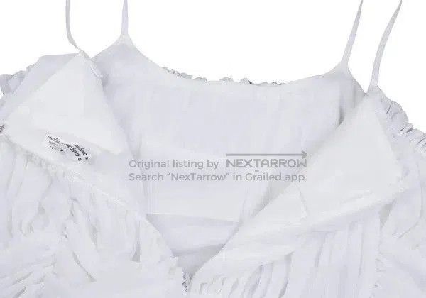 Comme des Garcons COMME des GARCONS White Vintage Sheer Top. Size US M / EU 48-50 / 2 - 4 Thumbnail