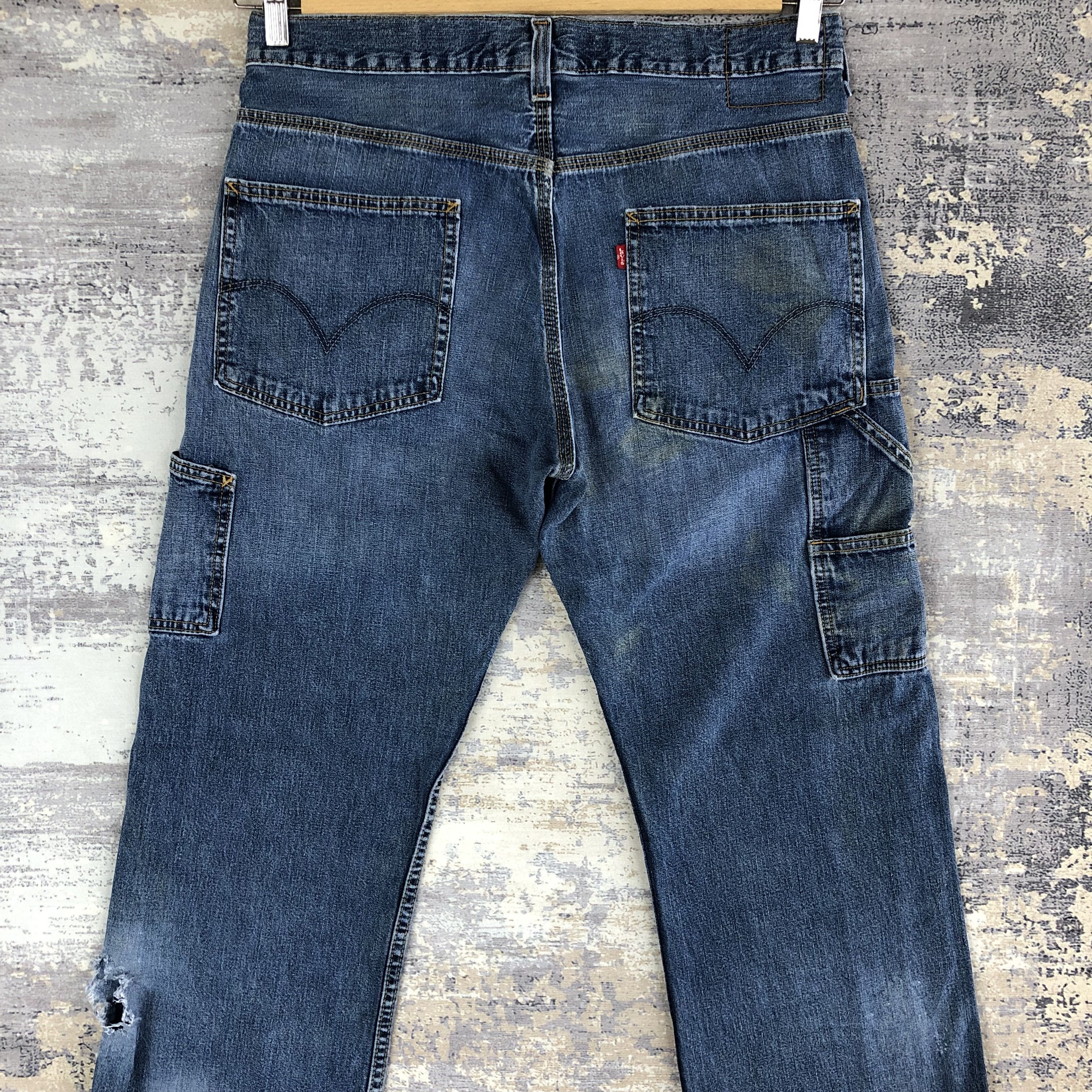 Levi's Vintage Levi's Carpenter Baggy Jeans Levis Workers Denim Size US 32 / EU 48 - 4 Thumbnail