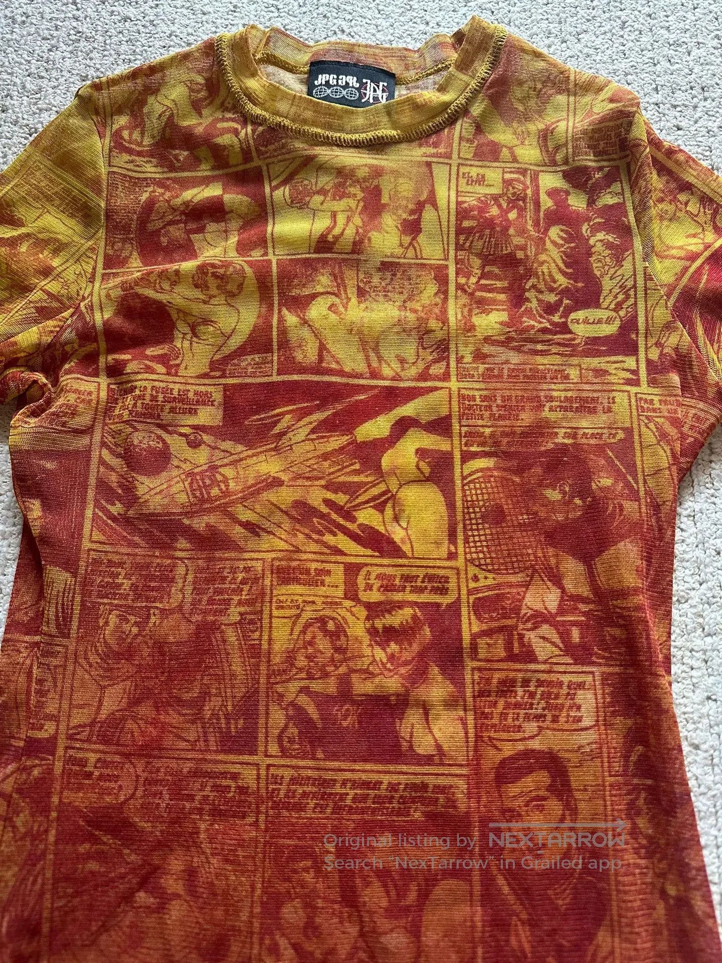 Jean Paul Gaultier Jean Paul Gaultier Mesh Comic Top. Size M / US 6-8 / IT 42-44 - 3 Thumbnail