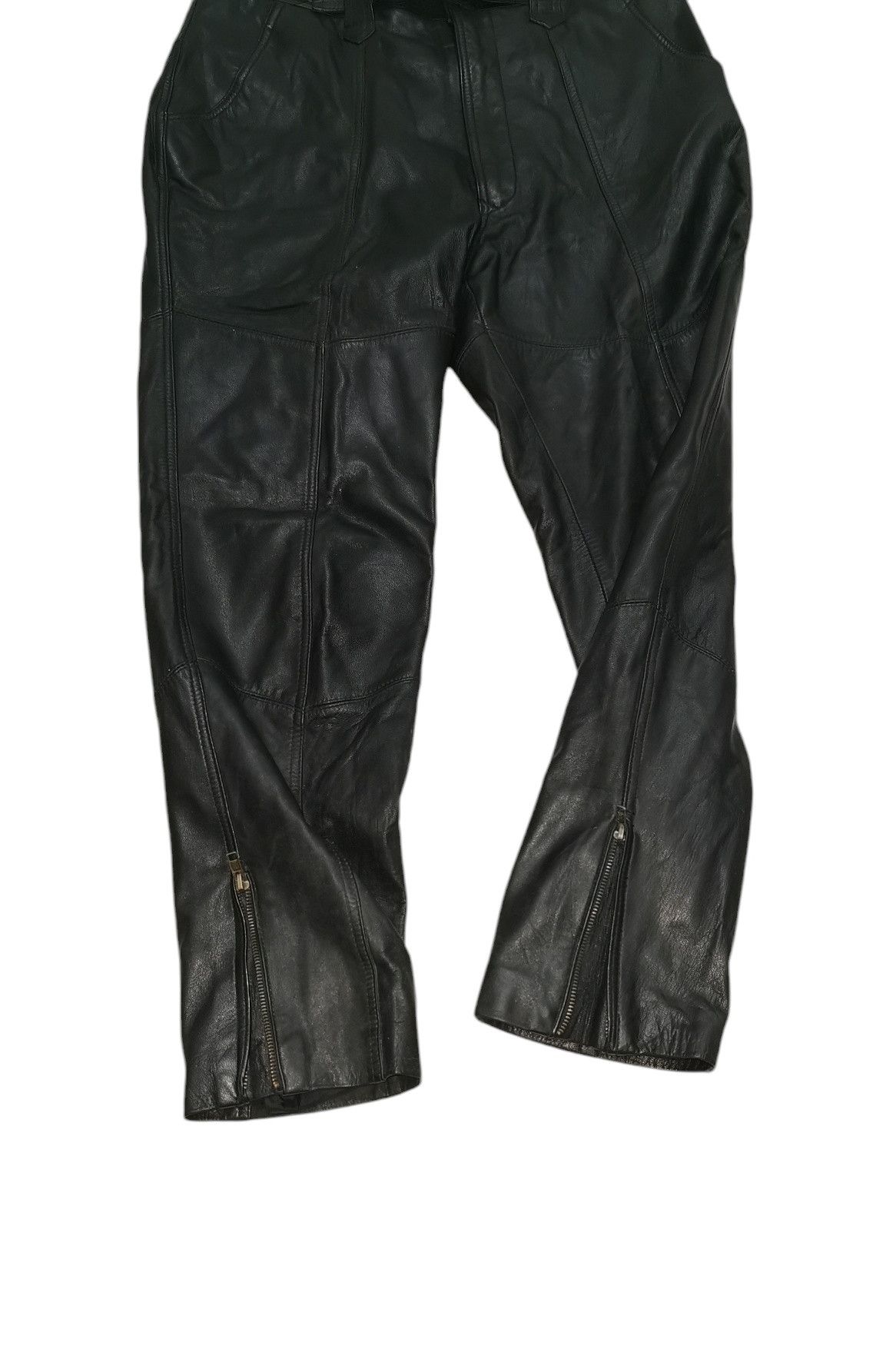 Japanese Brand × Leather × The Unbranded Brand Leather Pants Size US 31 - 10 Thumbnail