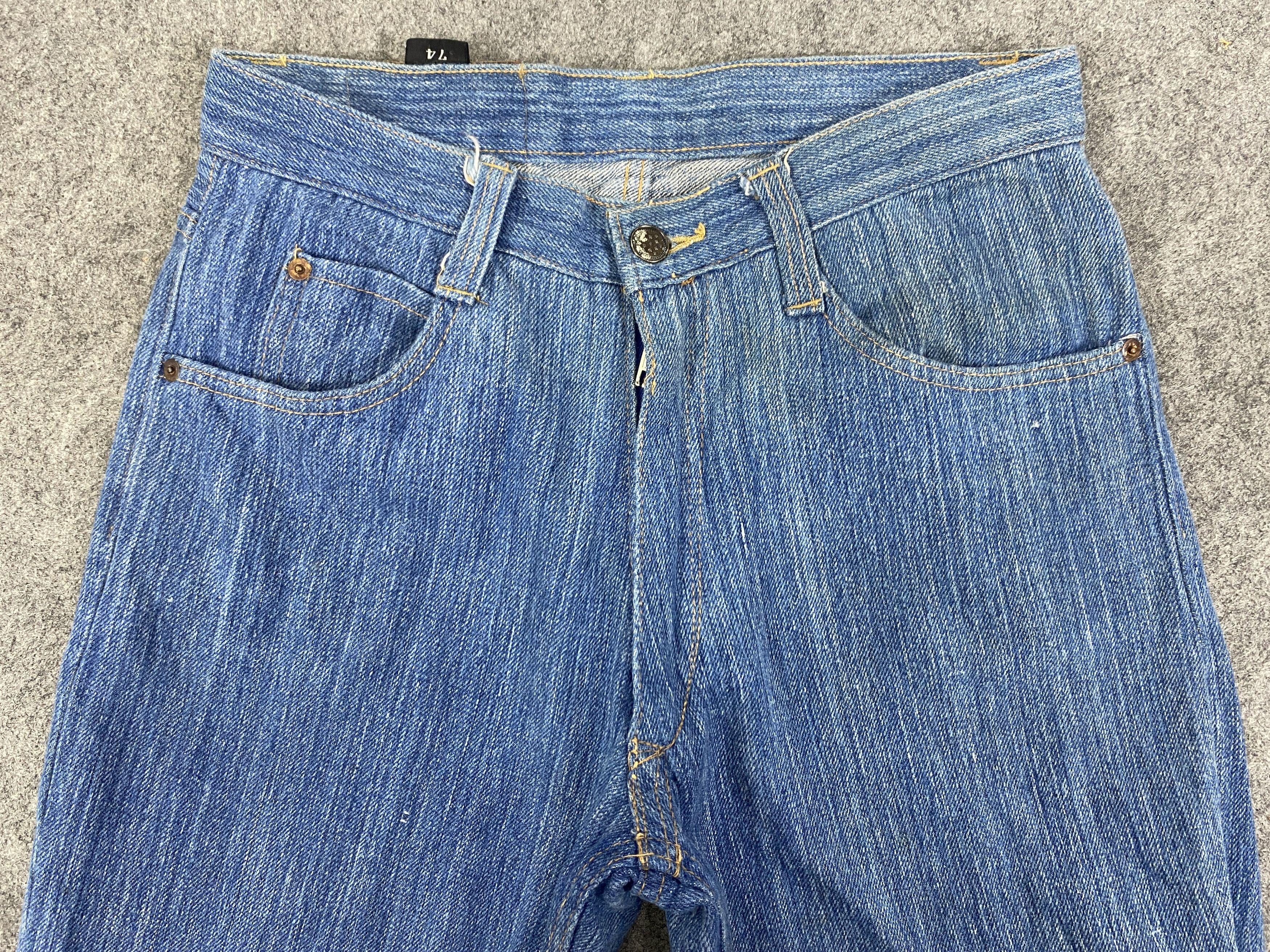 Japanese Brand Blue Vintage Lubbock Flare Denim Jeans 28x28.5 - JN3363 Size US 28 / EU 44 - 3 Thumbnail