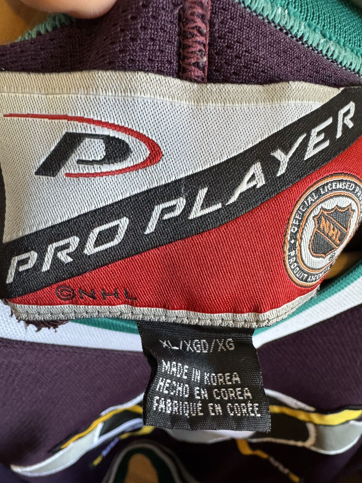Pro Player Vintage Mighty Ducks pro player jersey size XL Size US XL / EU 56 / 4 - 4 Thumbnail