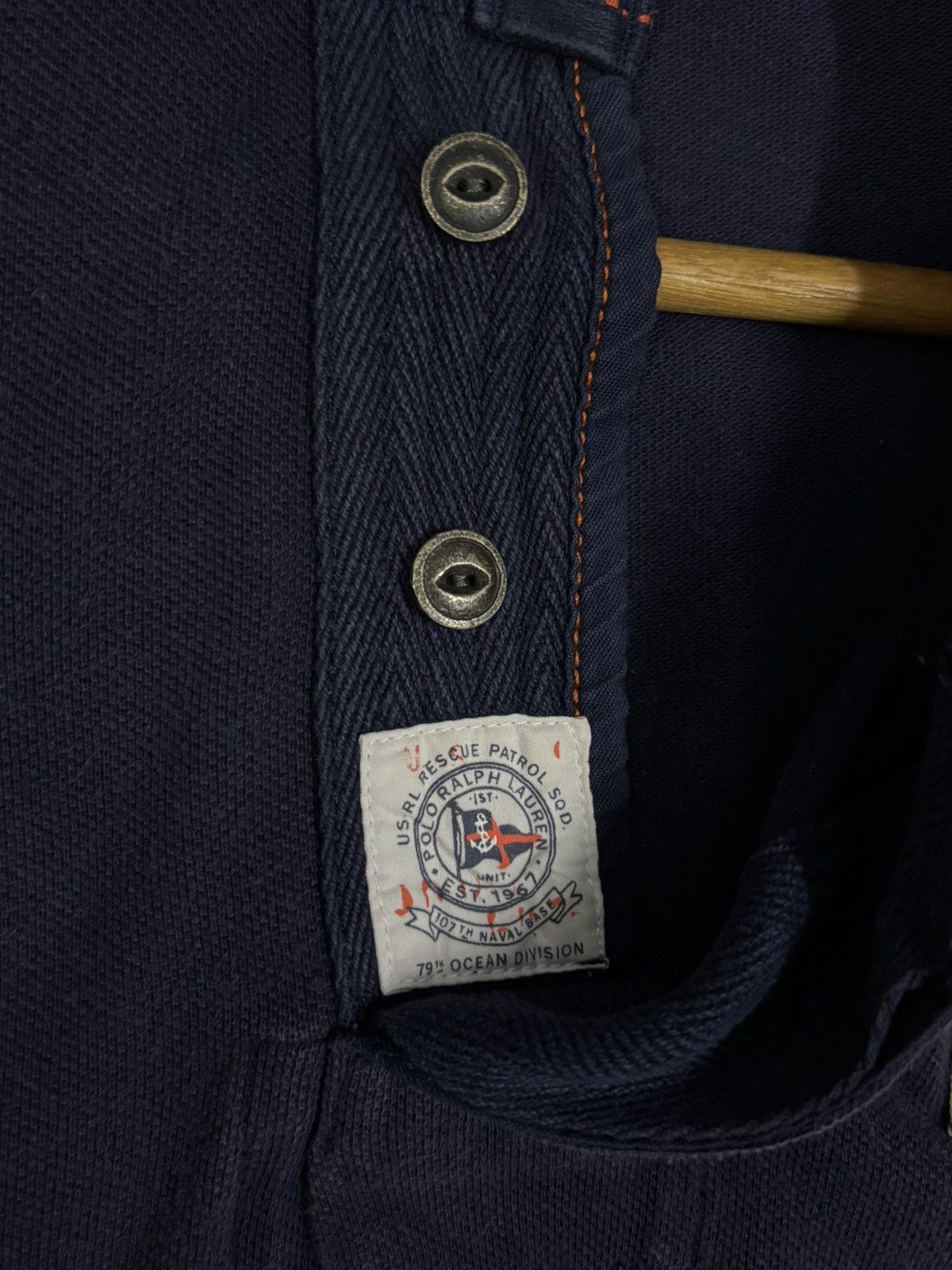 Ralph Lauren Vintage Ralph Lauren US Navy Rescue PTR Squad Polo Shirt Size US M / EU 48-50 / 2 - 6 Thumbnail