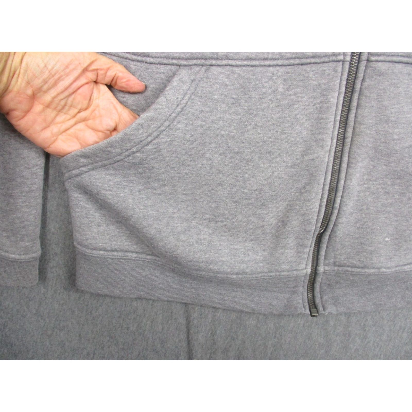 Nike Nike Hoodie Mens Large Gray London Full Zip Fleece Raglan 908234-091 Size US L / EU 52-54 / 3 - 4 Thumbnail