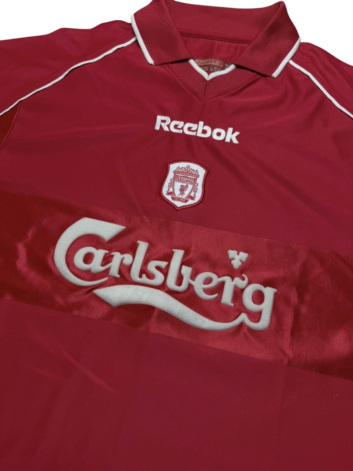 Reebok Liverpool Home Football Shirt 2000/02 Young L Reebok D774 Size US S / EU 44-46 / 1 - 4 Thumbnail