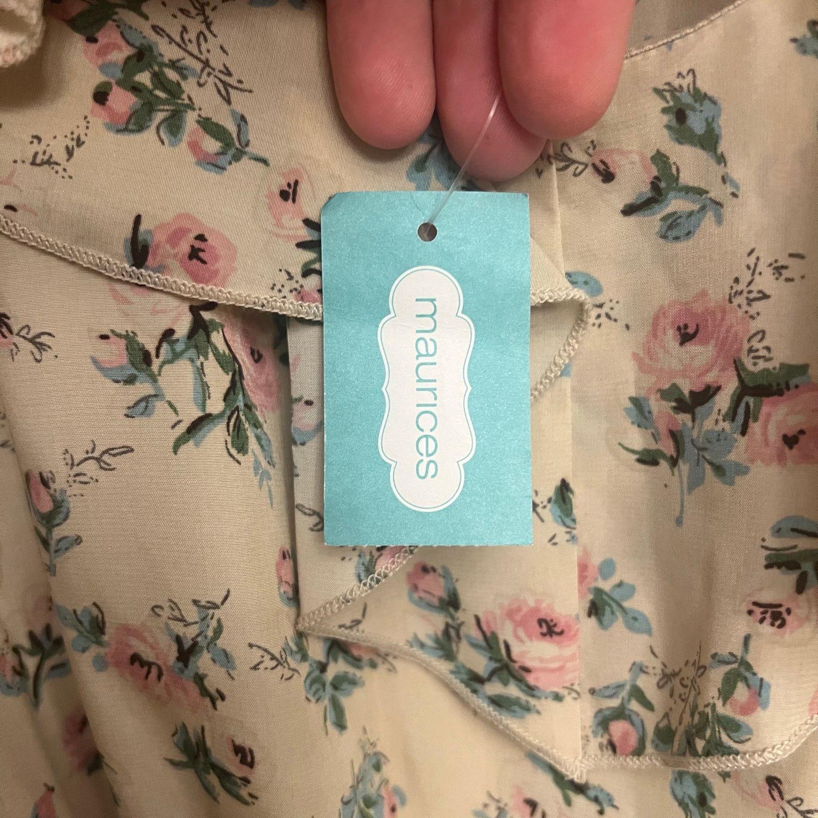 Other NWT Maurices Lightweight Mesh Ruffle Dress Medium Floral Size M / US 6-8 / IT 42-44 - 12 Thumbnail