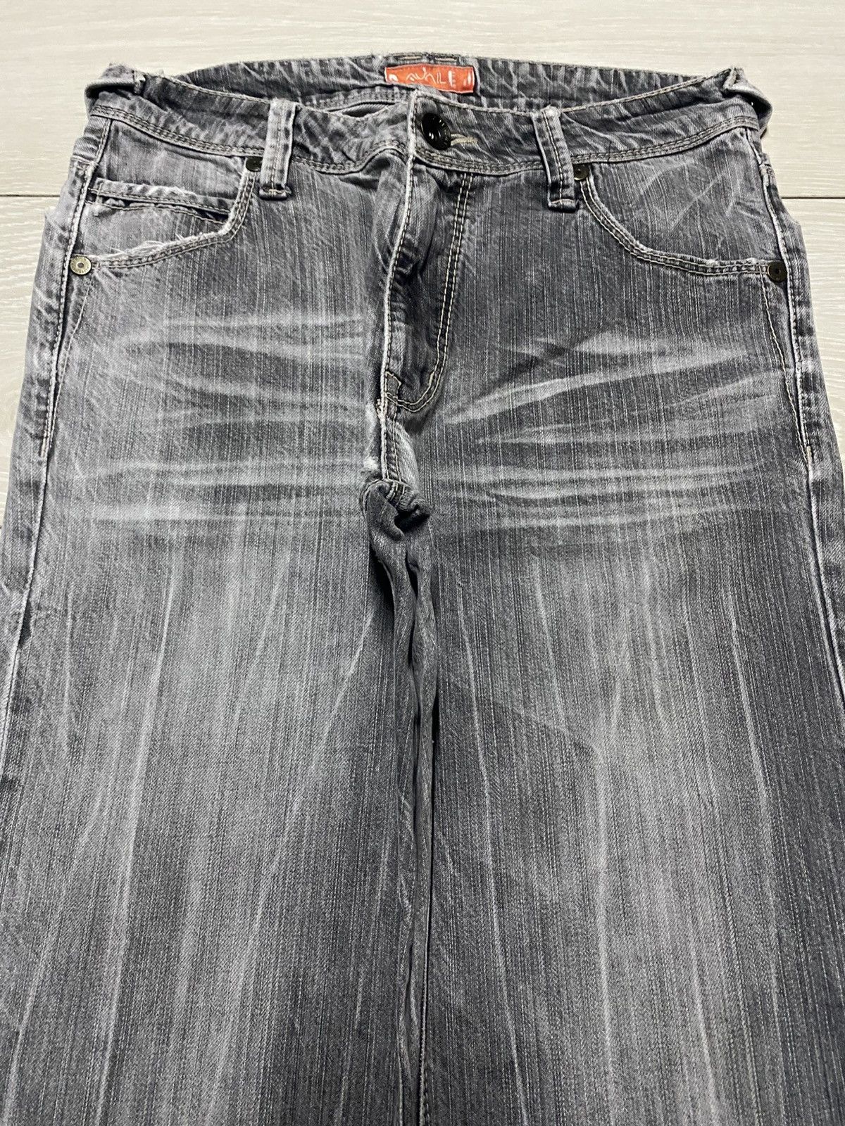 Japanese Brand Vintagw Japanese Brand Avail Garment Distressed Thunder Jean Size US 28 / EU 44 - 3 Thumbnail