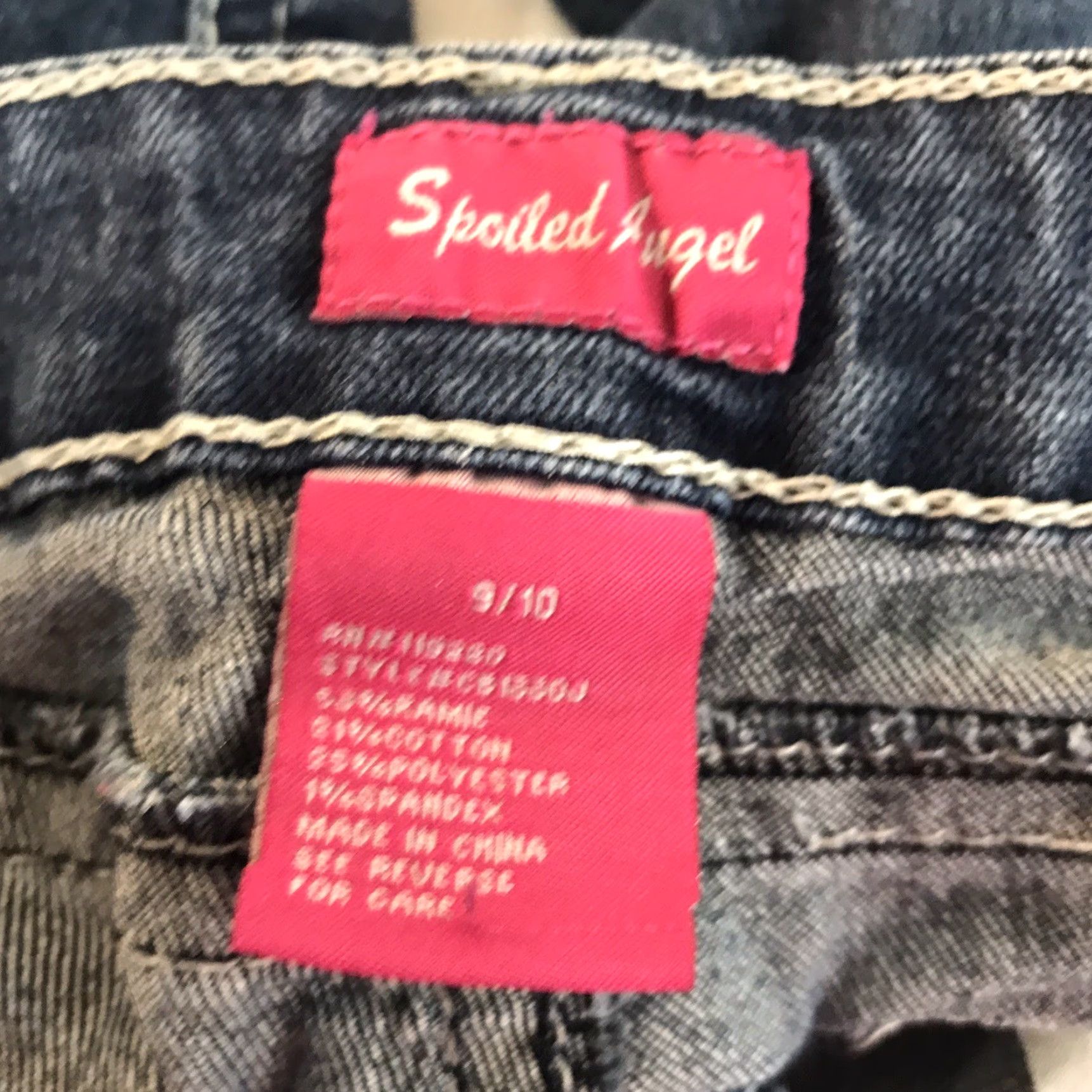 Vintage VINTAGE Spoiled Angel Bermuda Shorts Womens Size 10 Blue Denim Casual Summer Stretch Ladies Size 32" / US 10 / IT 46 - 5 Thumbnail
