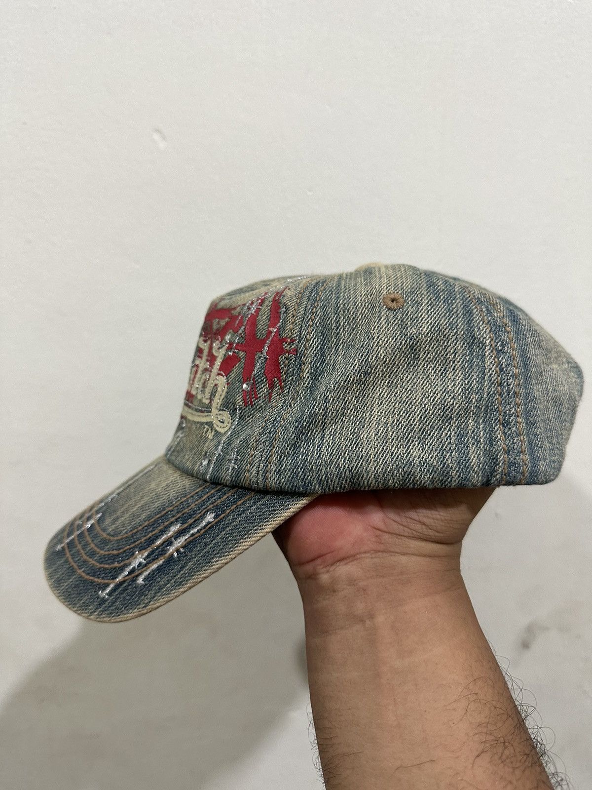 Vintage VTG Distress Von Dutch Hat Size ONE SIZE - 3 Thumbnail