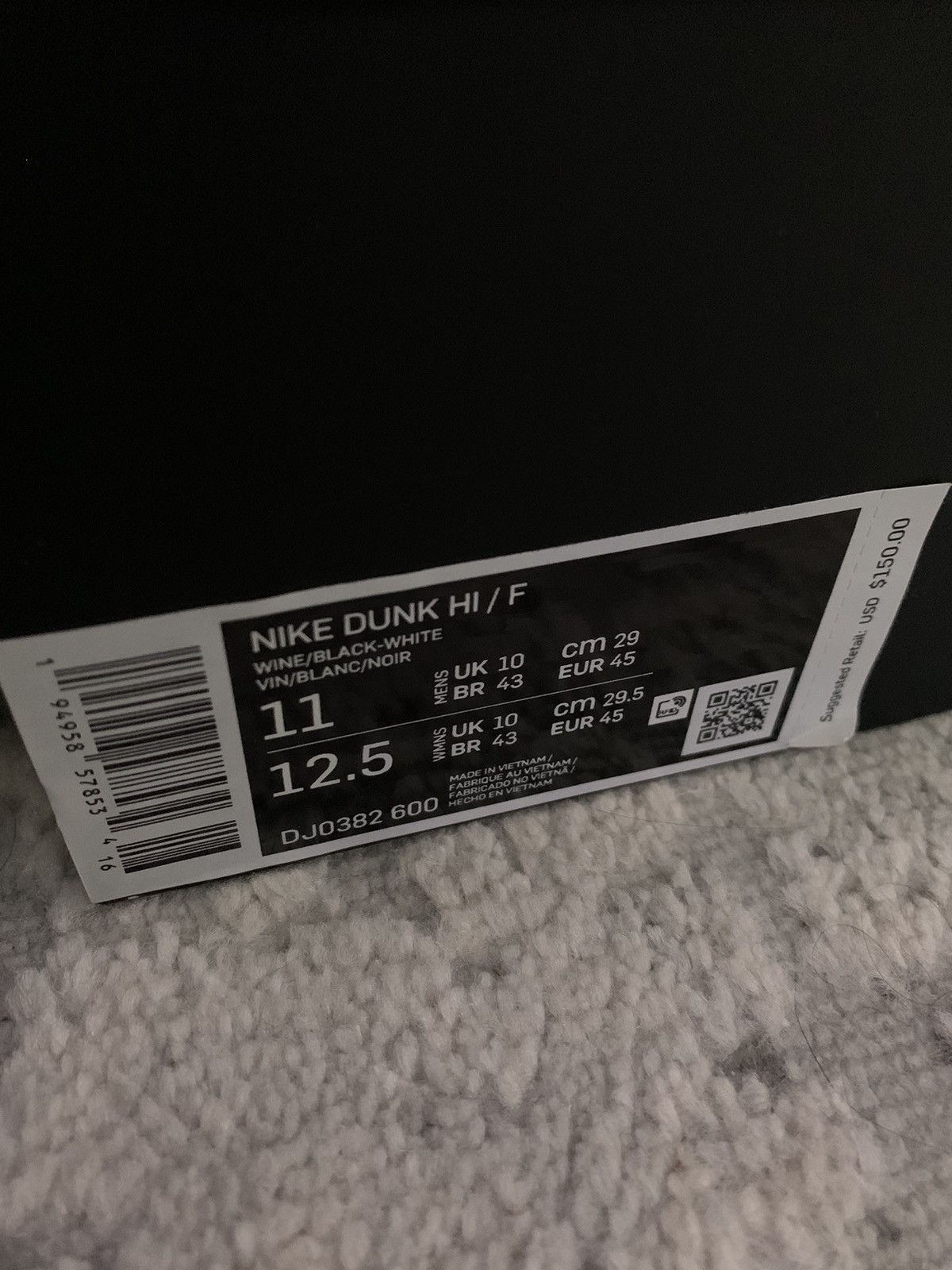 Fragment Design × Nike Fragment Nike Dunk Size US 11 / EU 44 - 7 Thumbnail