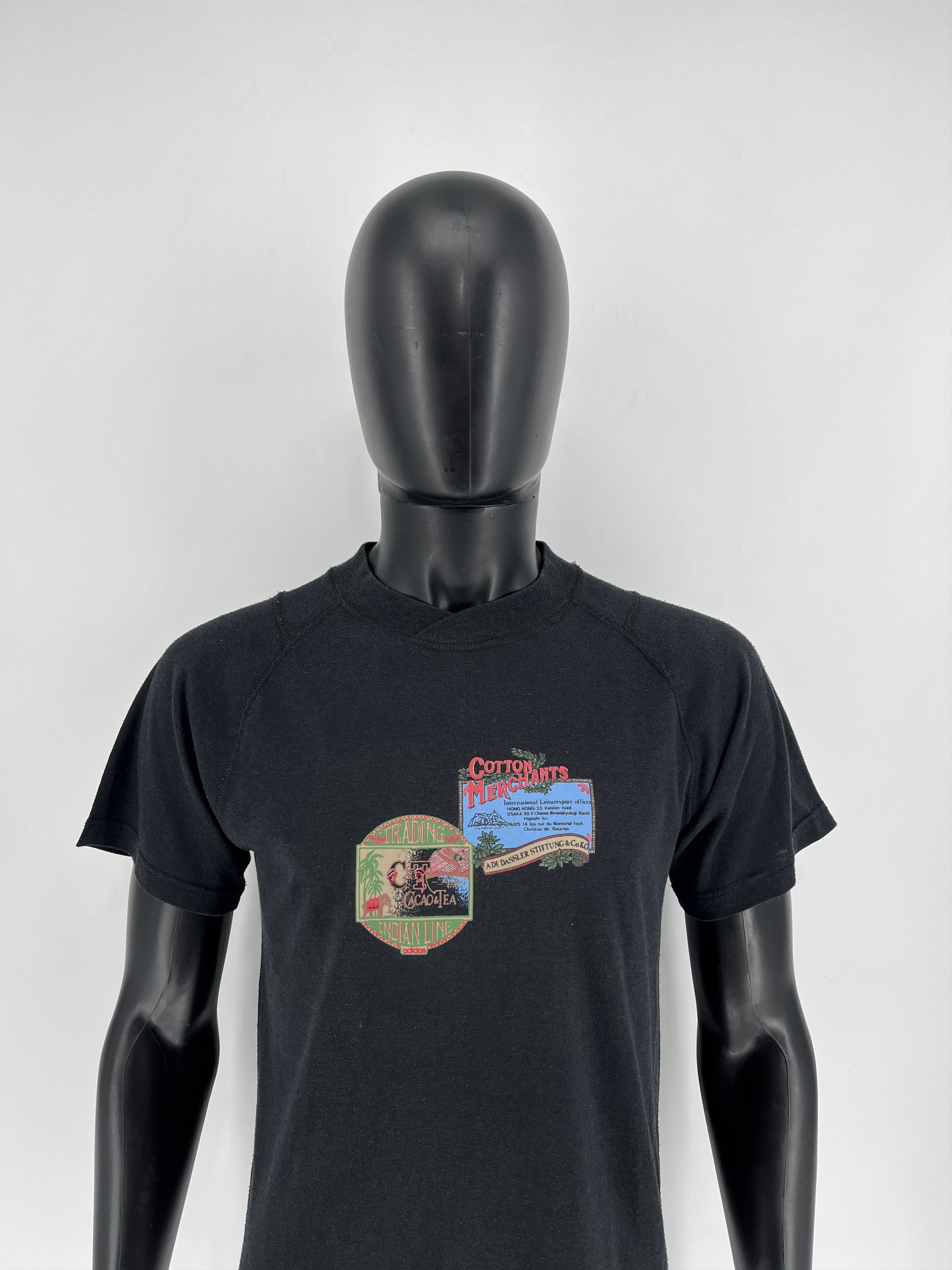 Adidas × Vintage RARE!! Vintage Y2K 90s Adidas Logo Tee Streetwear Made Spain Size US S / EU 44-46 / 1 - 1 Thumbnail