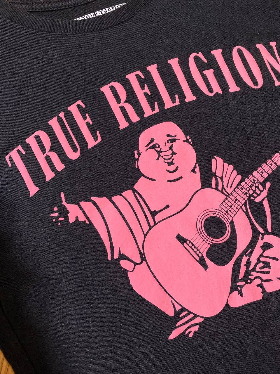 True Religion × Vintage Vintage 90s True Religion Sun Faded T-shirt Size US S / EU 44-46 / 1 - 10 Thumbnail