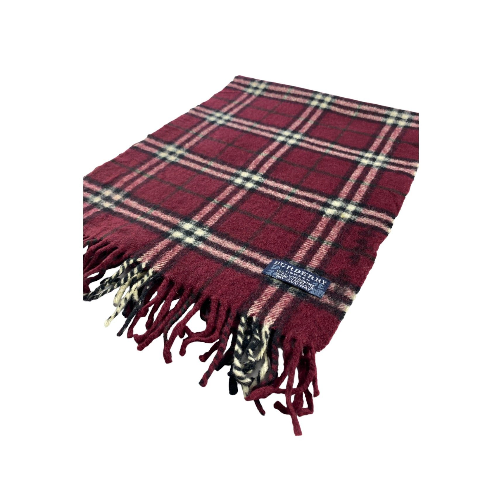Burberry × Vintage Burberry Scarf / Muffler / Neckwear - WW1028 Size ONE SIZE - 4 Thumbnail