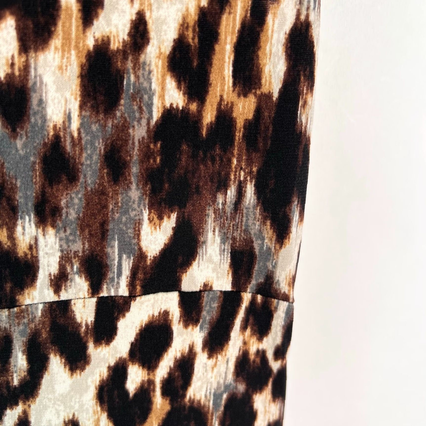 Vintage EnFocus Studio Illusion Pleated Dress Sleeveless Animal Print M Size M / US 6-8 / IT 42-44 - 6 Thumbnail