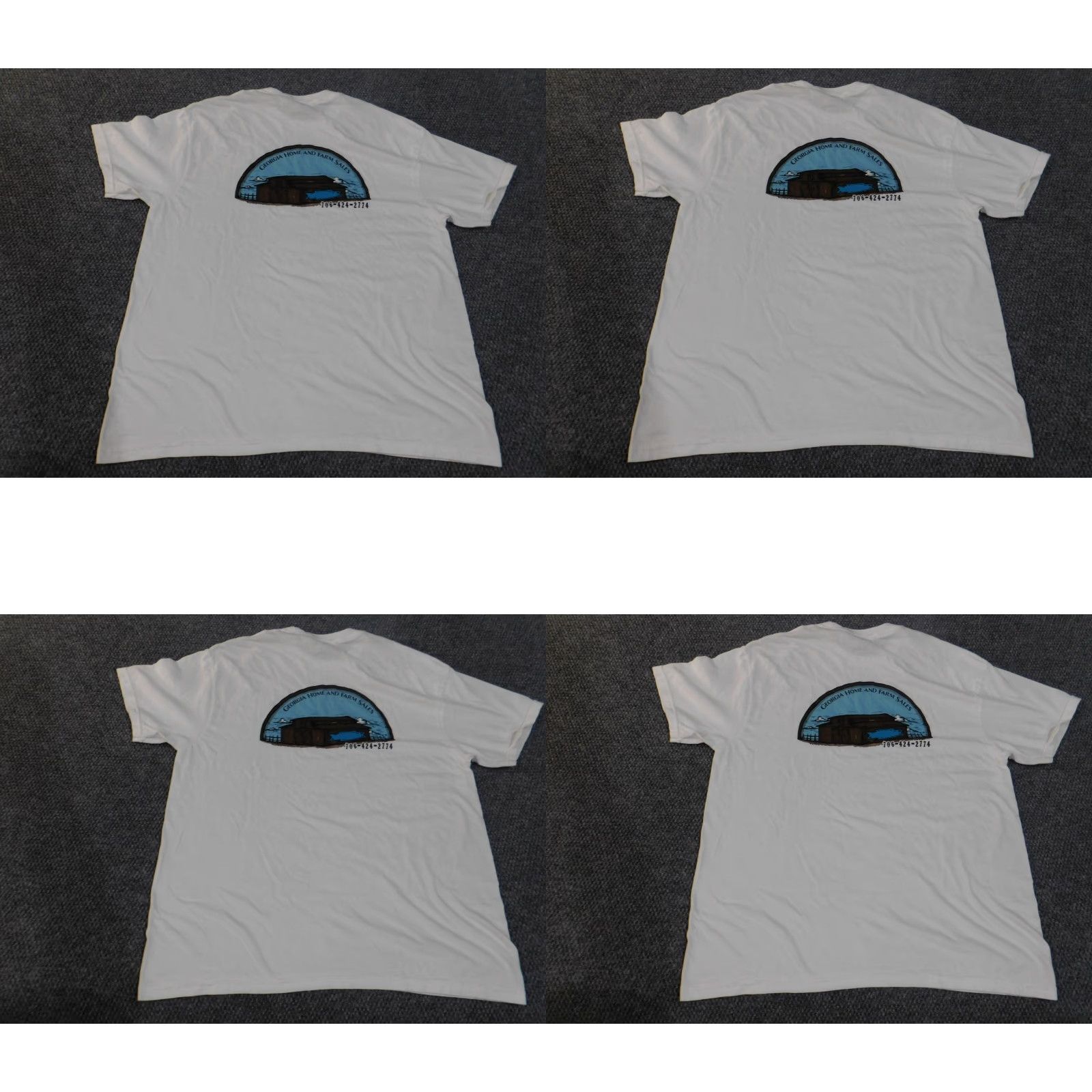 Comfort Colors comfort colors T-Shirt XL Mens White Georgia Farmers Barn Graphic Home Shirt Size US XL / EU 56 / 4 - 8 Thumbnail