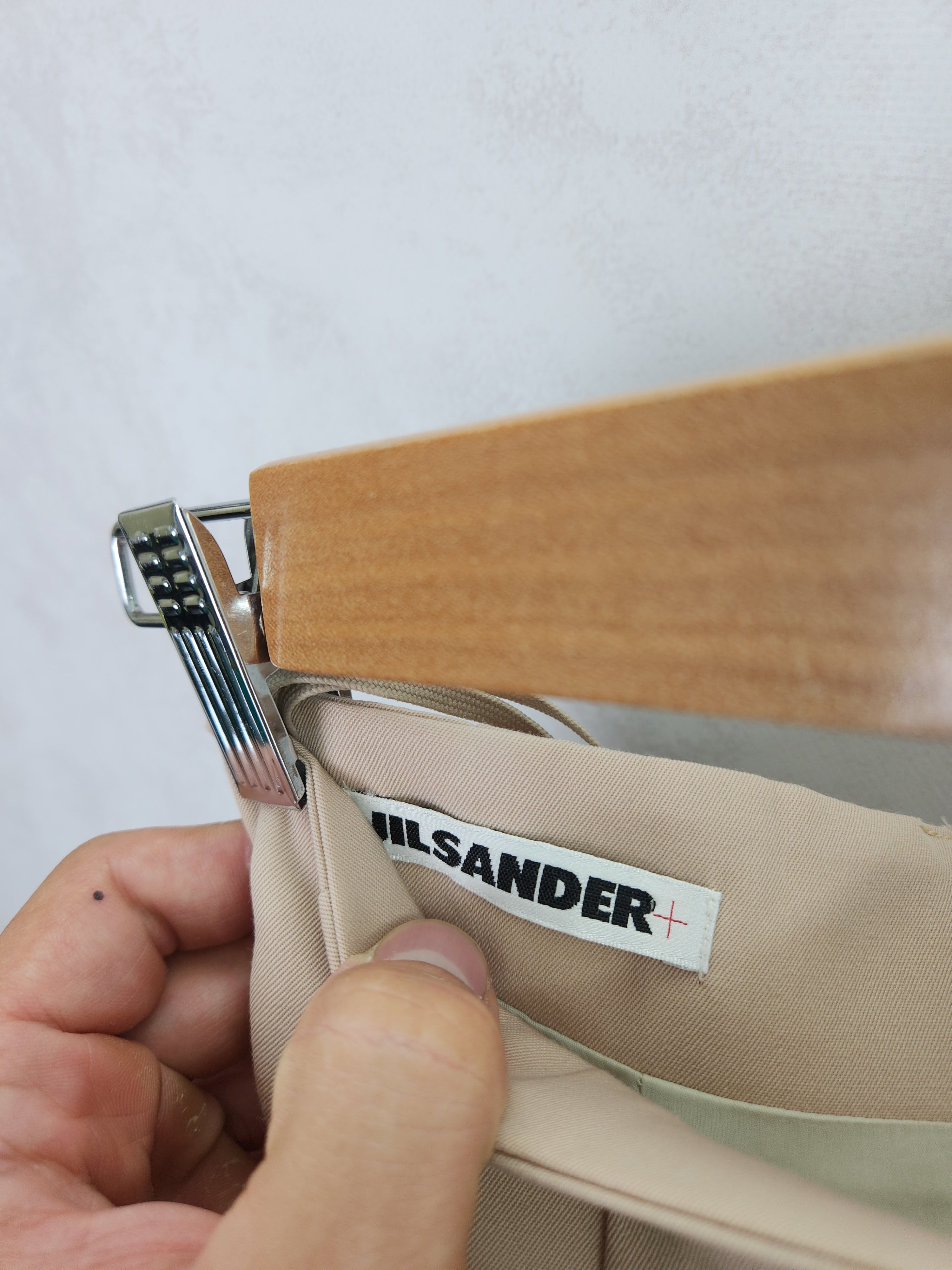 Jil Sander Jil Sander + beige viscose suit blazer skirt size 38 Size M / US 6-8 / IT 42-44 - 16 Thumbnail