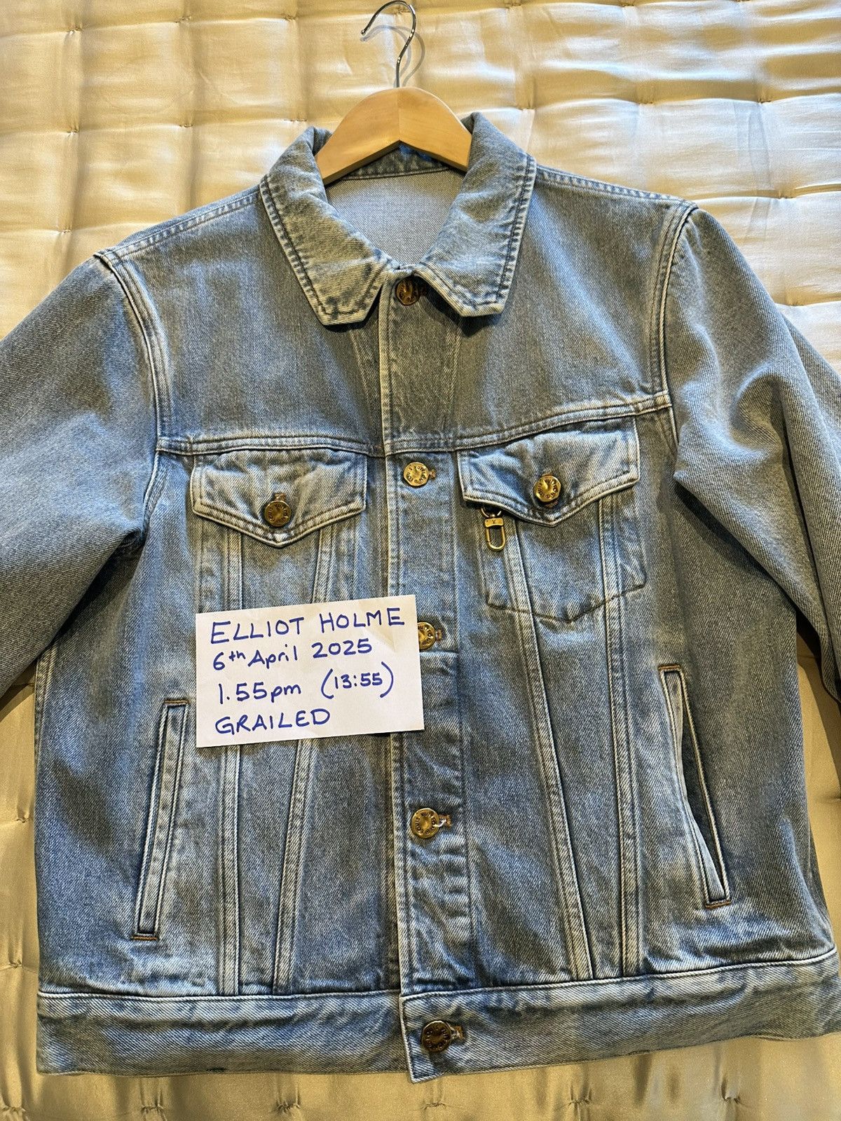 Louis Vuitton × Virgil Abloh Louis vuitton dna denim jacket Size US S / EU 44-46 / 1 - 2 Thumbnail