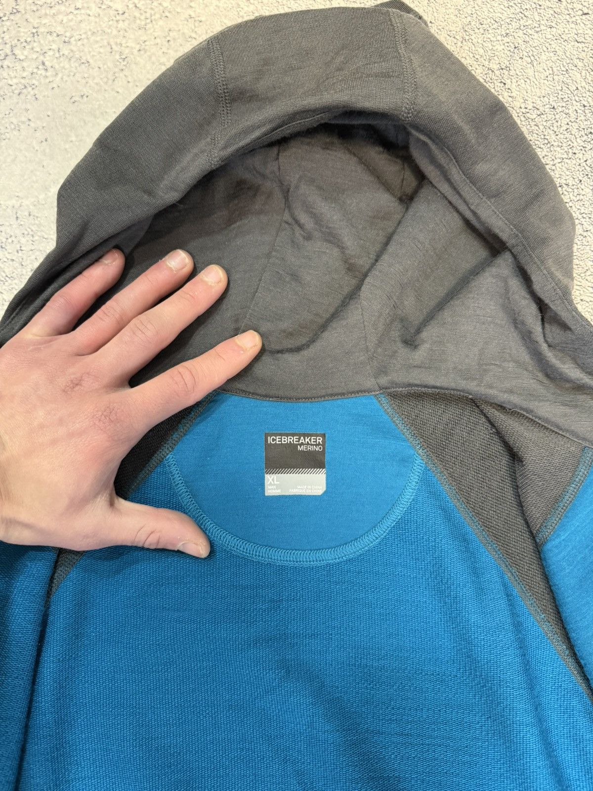 Icebreaker Icebreaker Quantum LS Merino Wool Zip Hoodie Jacket XL Size US XL / EU 56 / 4 - 9 Thumbnail