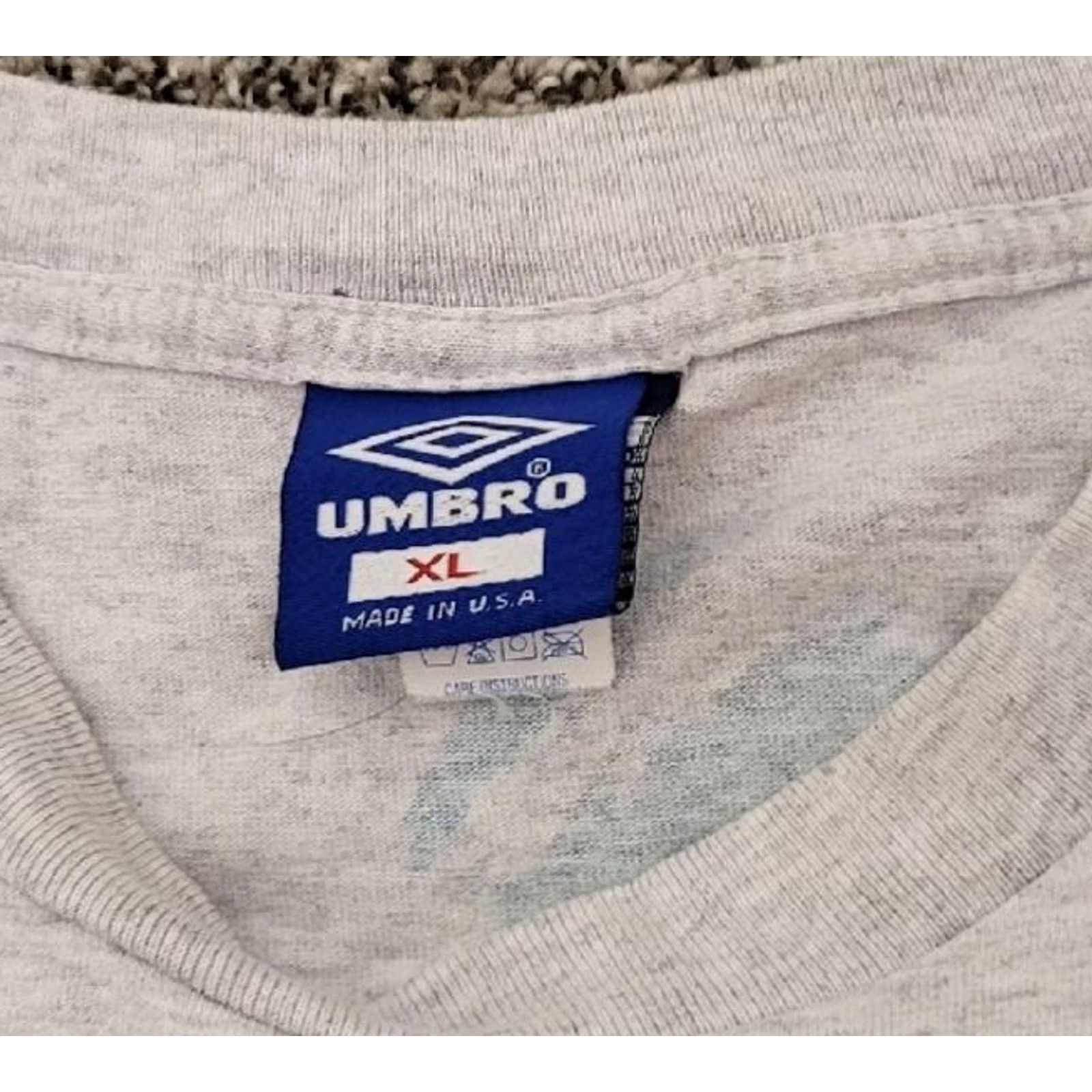 Umbro VTG 90s UMBRO Shirt Crewneck Sz XL Graphic Print Double Sided USA Size US XL / EU 56 / 4 - 3 Thumbnail