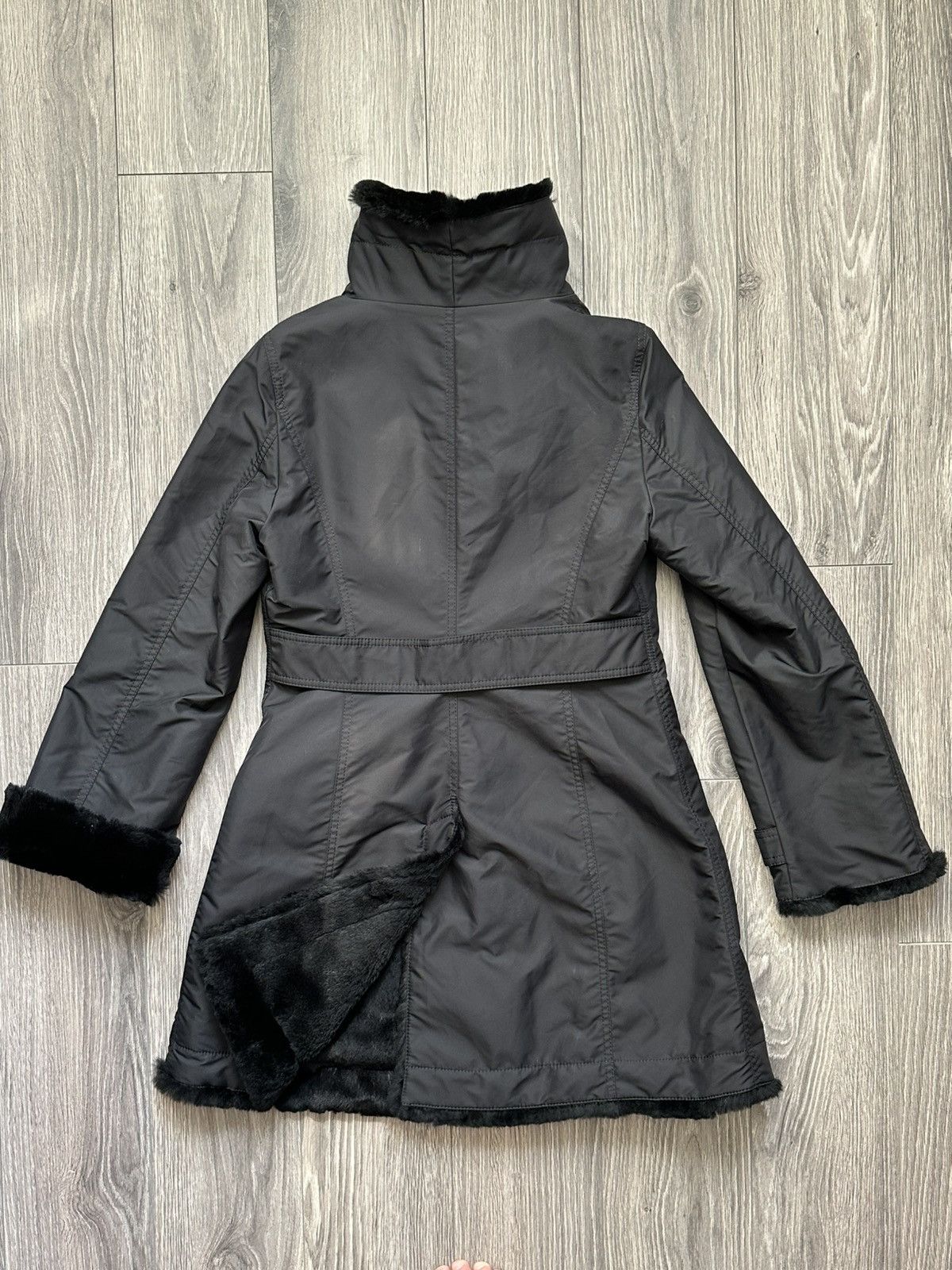 Armani Collezioni Armani Collezioni Rabbit fur-trimmed winter coat Size M / US 6-8 / IT 42-44 - 9 Thumbnail