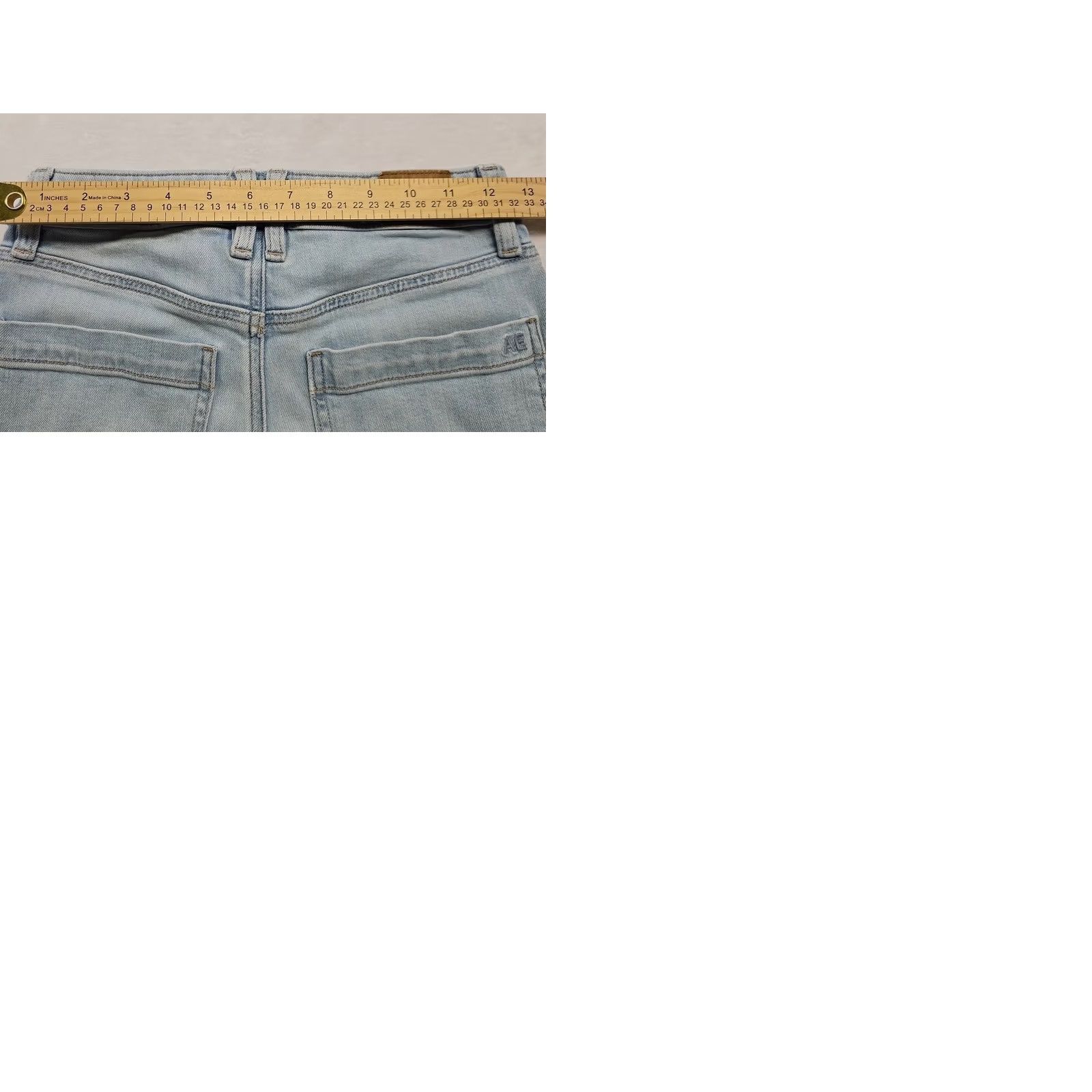 American Eagle Outfitters American Eagle Outfitters Women’s Jeans Wide-Leg Light Wash High Rise Stretch Denim 2 XS? Size 42" / US 20 - 9 Thumbnail