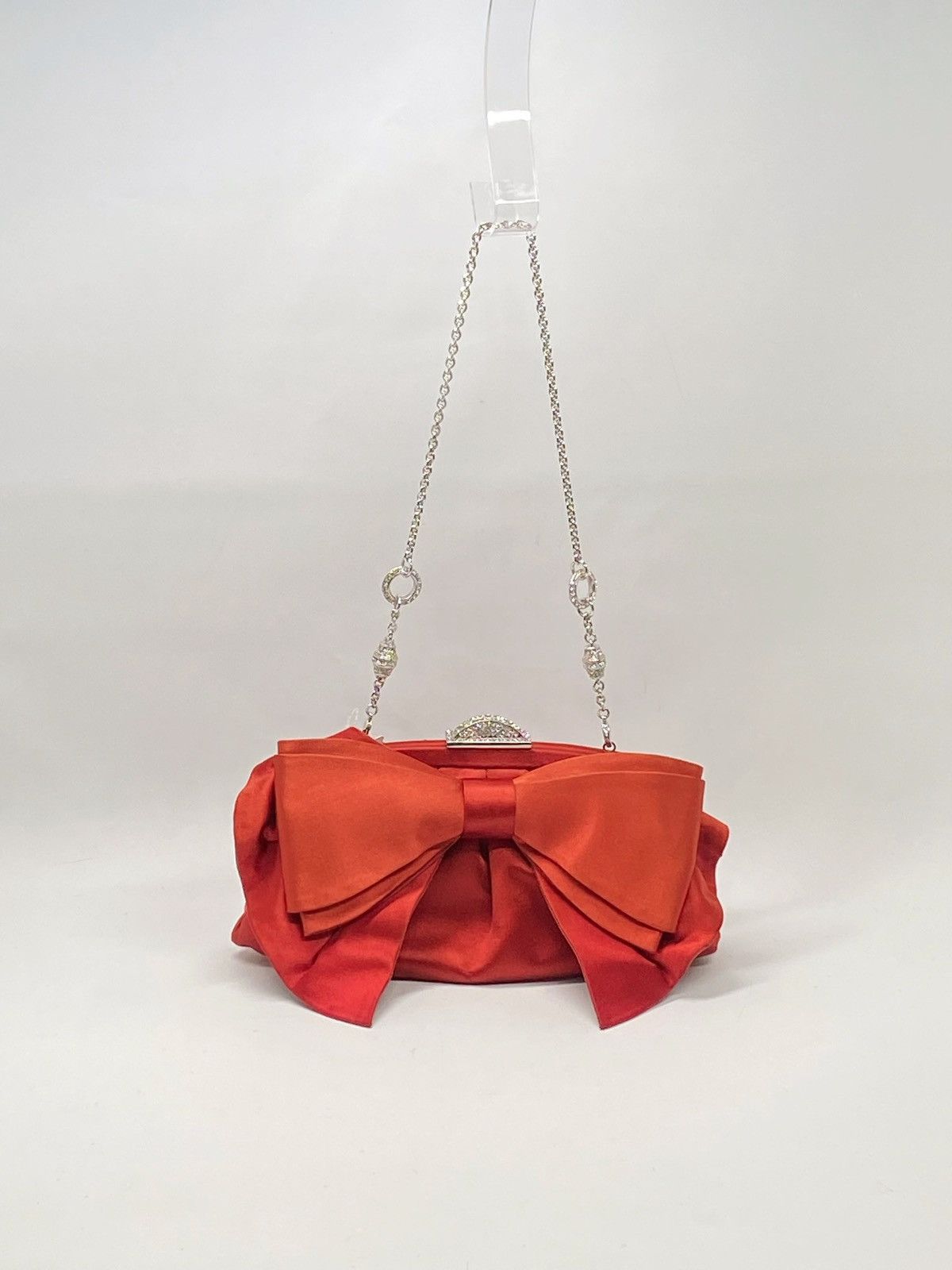 Judith Leiber Judith Leiber Madison Satin Bow Clutch Bag Size ONE SIZE - 1 Thumbnail