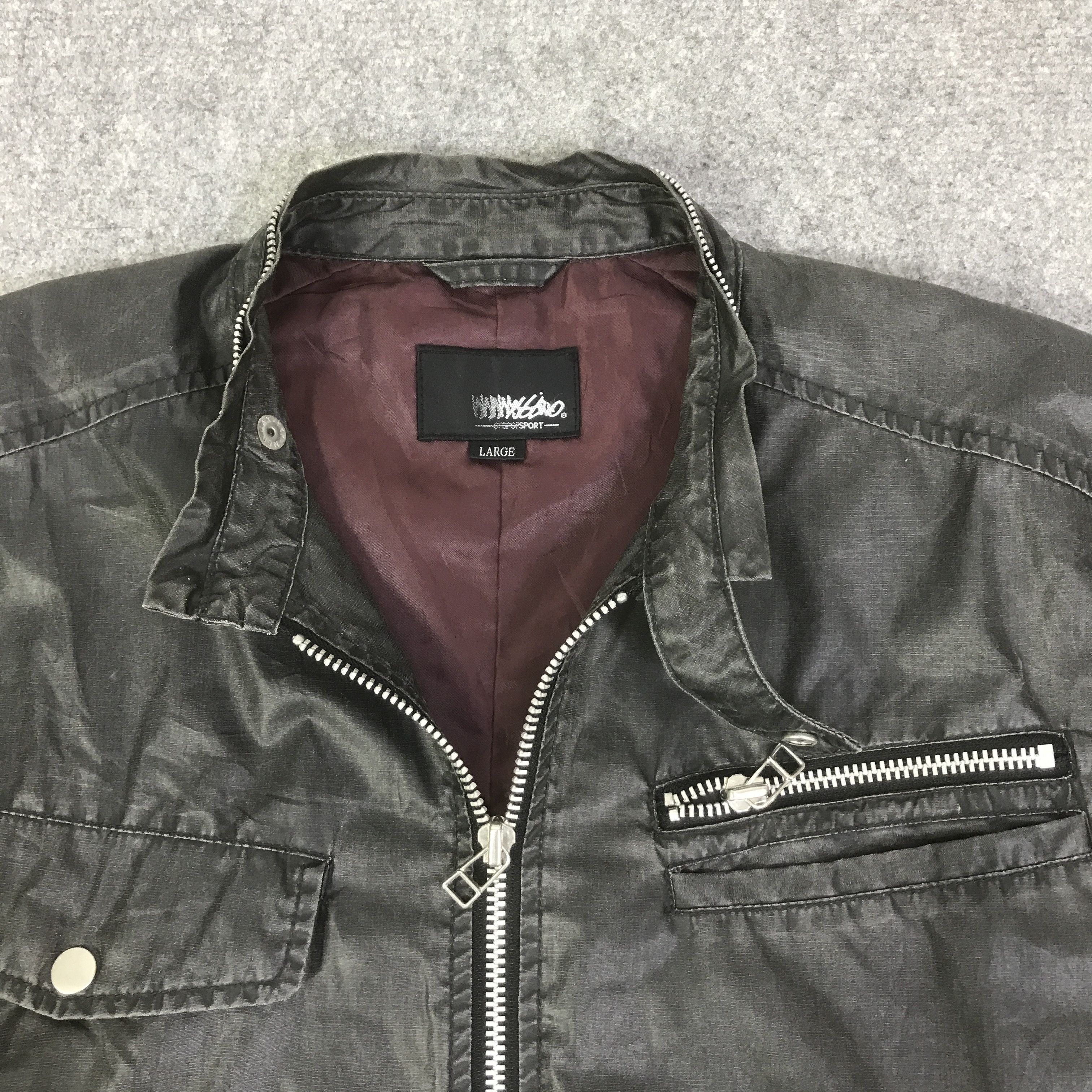 Mossimo BLACK PUNK JAPAN STYLE JACKET K135B17 Size US L / EU 52-54 / 3 - 8 Thumbnail