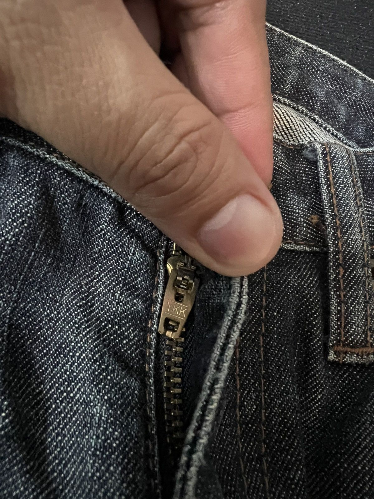 Japanese Brand × Uniqlo × Vintage 💥Flare💥Vintage Uniqlo Flare Blue Jean Size 28" / US 6 / IT 42 - 11 Thumbnail