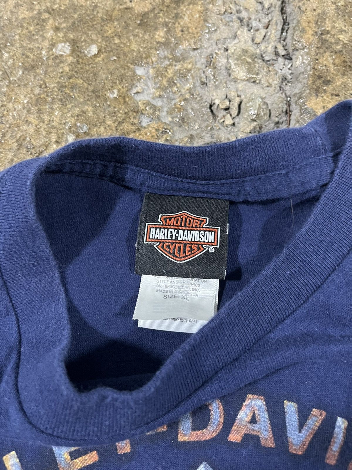 Harley Davidson × Vintage Crazy Vintage Harley Davidson Logo Tee Grunge Biker Skater Size US XL / EU 56 / 4 - 12 Thumbnail