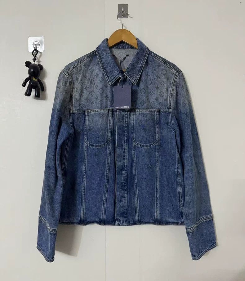 Louis Vuitton Louis Vuitton Presbyopic Gradient Denim Jacket Size US M / EU 48-50 / 2 - 1 Thumbnail